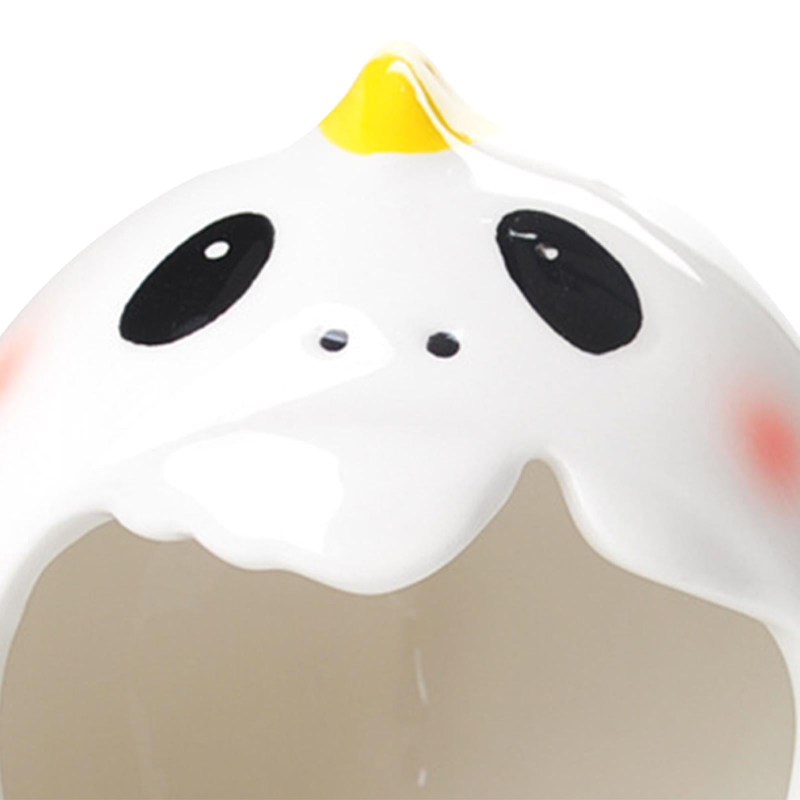 Ceramic Hamster Nest Small Animal House Cage Toys Pet Nesting Mini Hut White