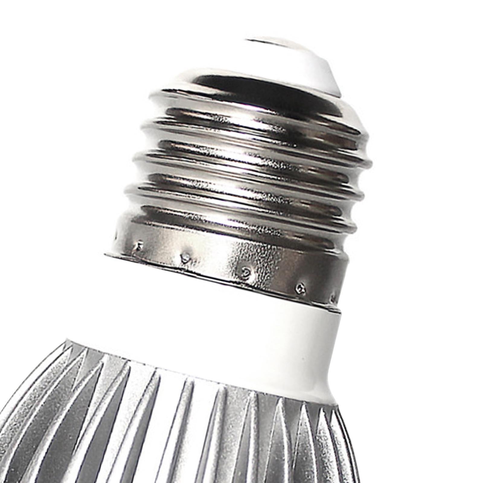 Ceramic Reptile Heat Lamp Bulb Heating Basking Light UVA UVB for Lizard Pet Silver