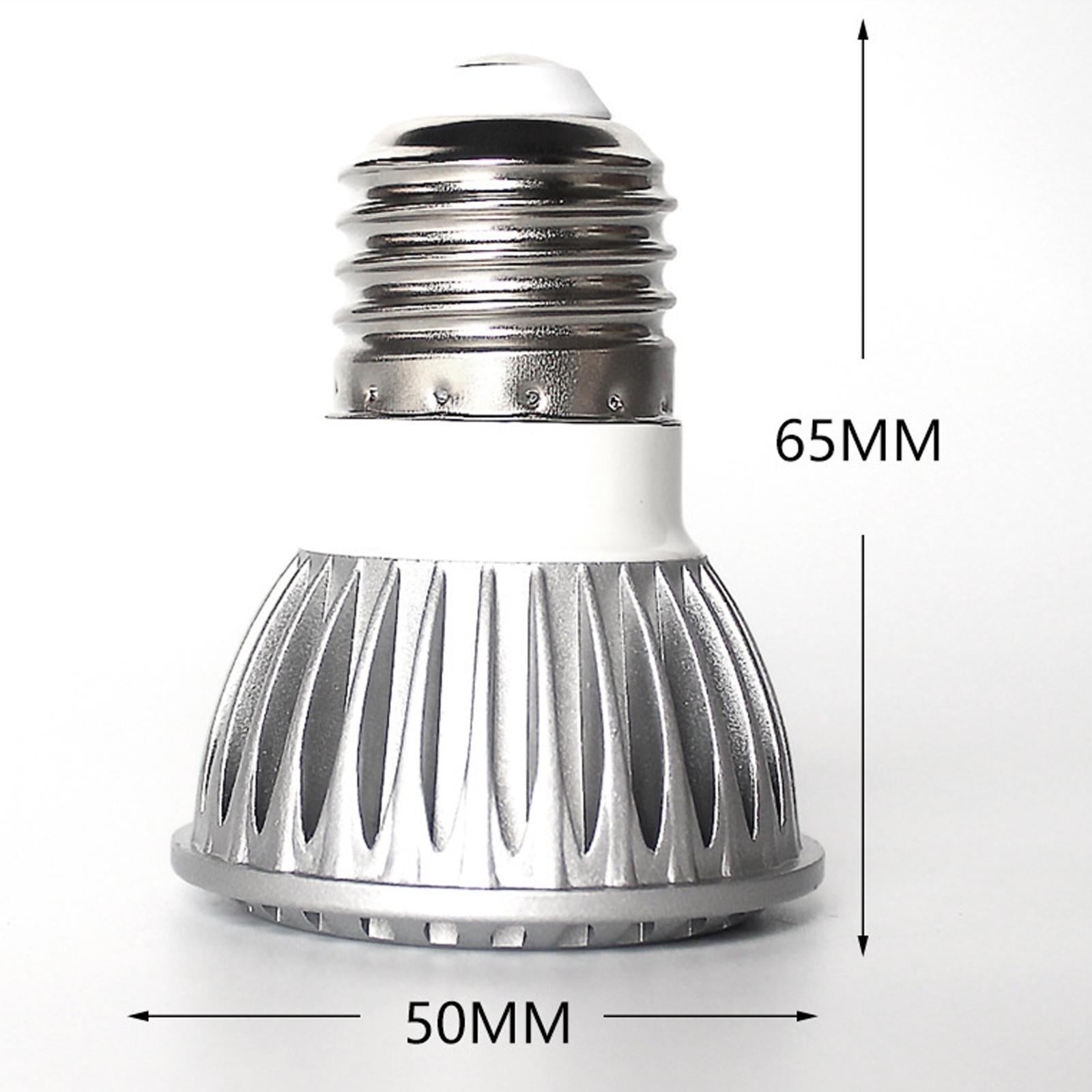 Ceramic Reptile Heat Lamp Bulb Heating Basking Light UVA UVB for Lizard Pet Silver