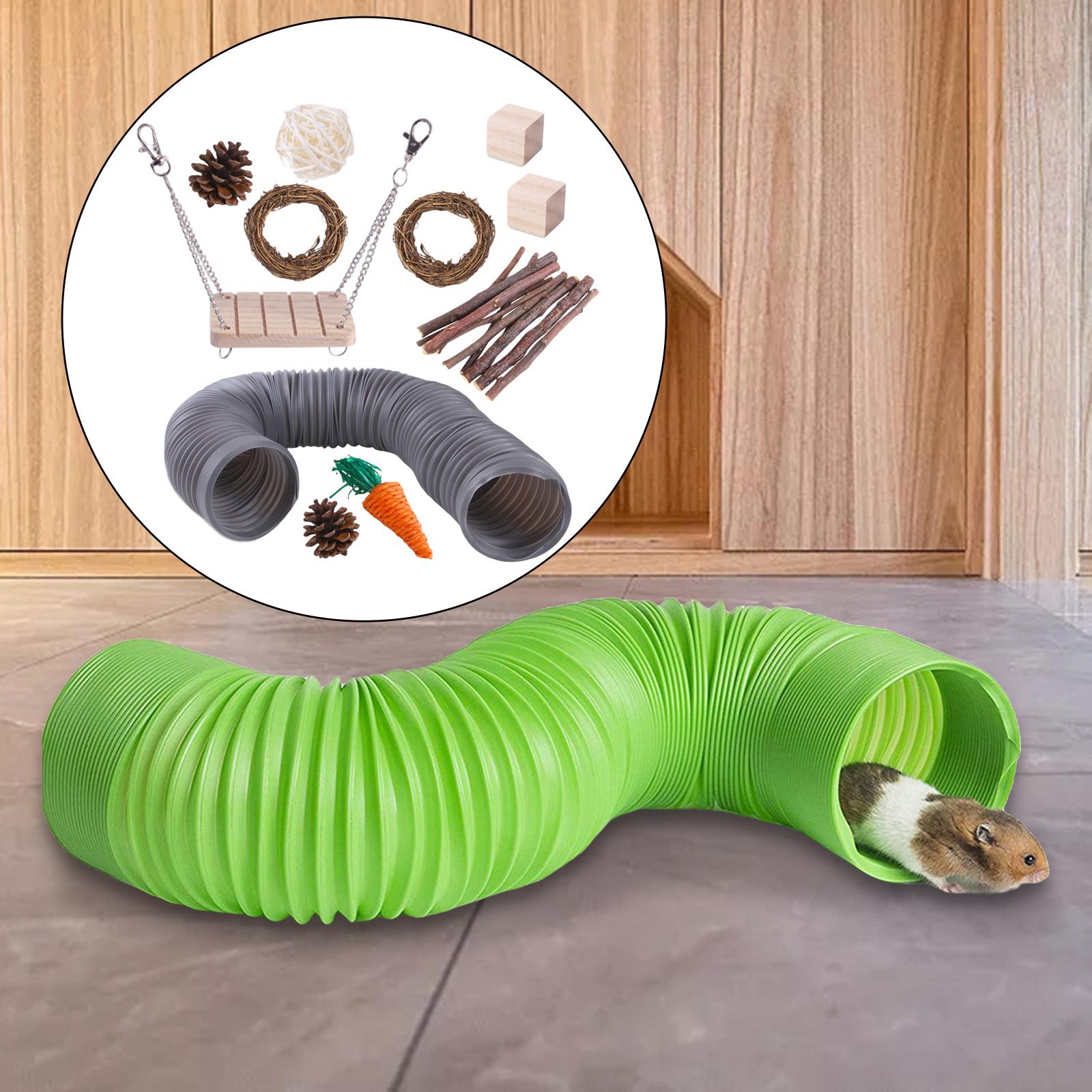 11x Hamster Chew Pets Toy Guinea Pig Rabbit Rat Rodents Chinchilla Grey