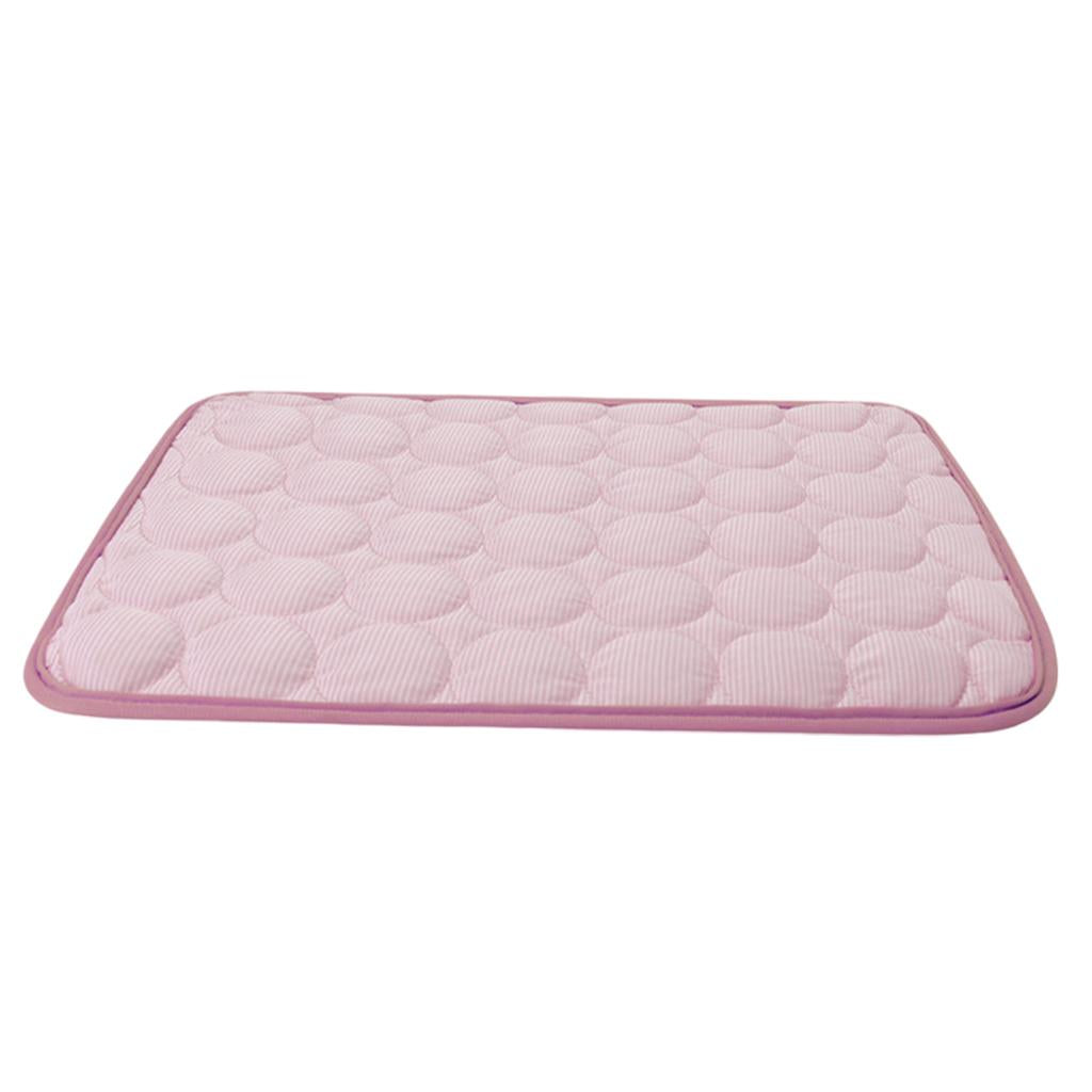 Dog Mat Cooling Summer Pad Mat Washable Cat Crate Puppy Keep Cool pink XS