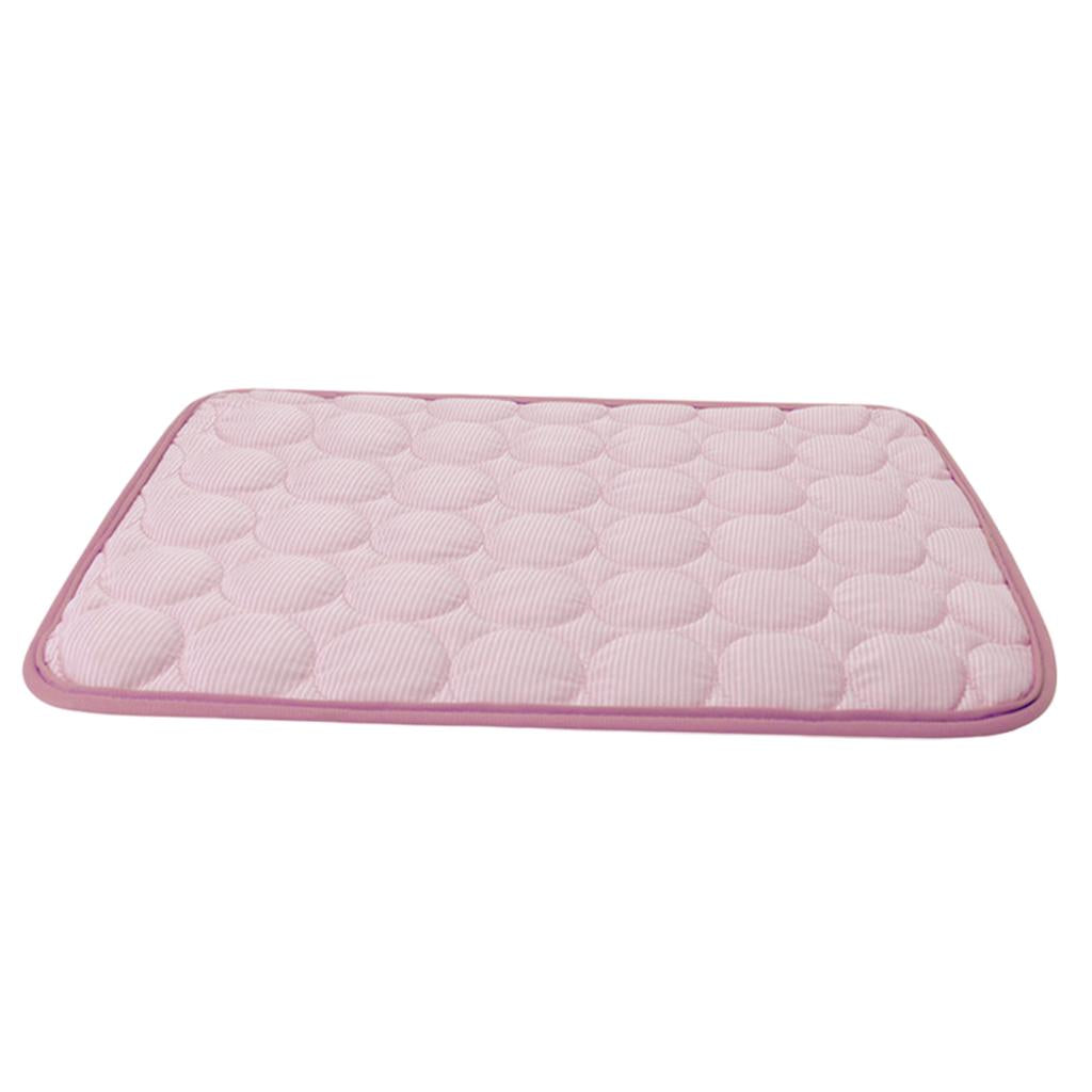 Dog Mat Cooling Summer Pad Mat Washable Cat Crate Puppy Keep Cool pink XS