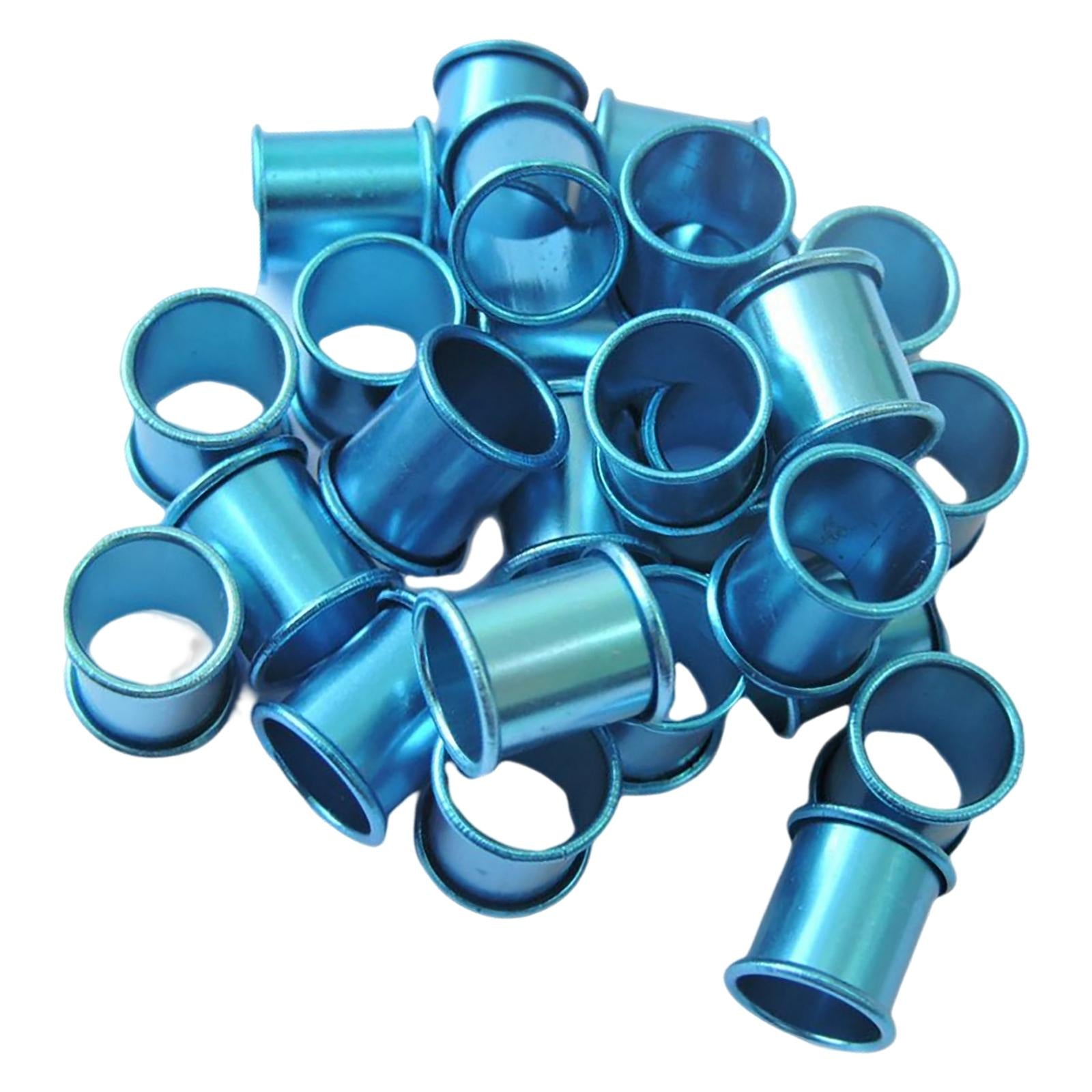 100x Pigeon Foot Rings 8mm Racing Dove Leg Bands for Parrot Quail Blue