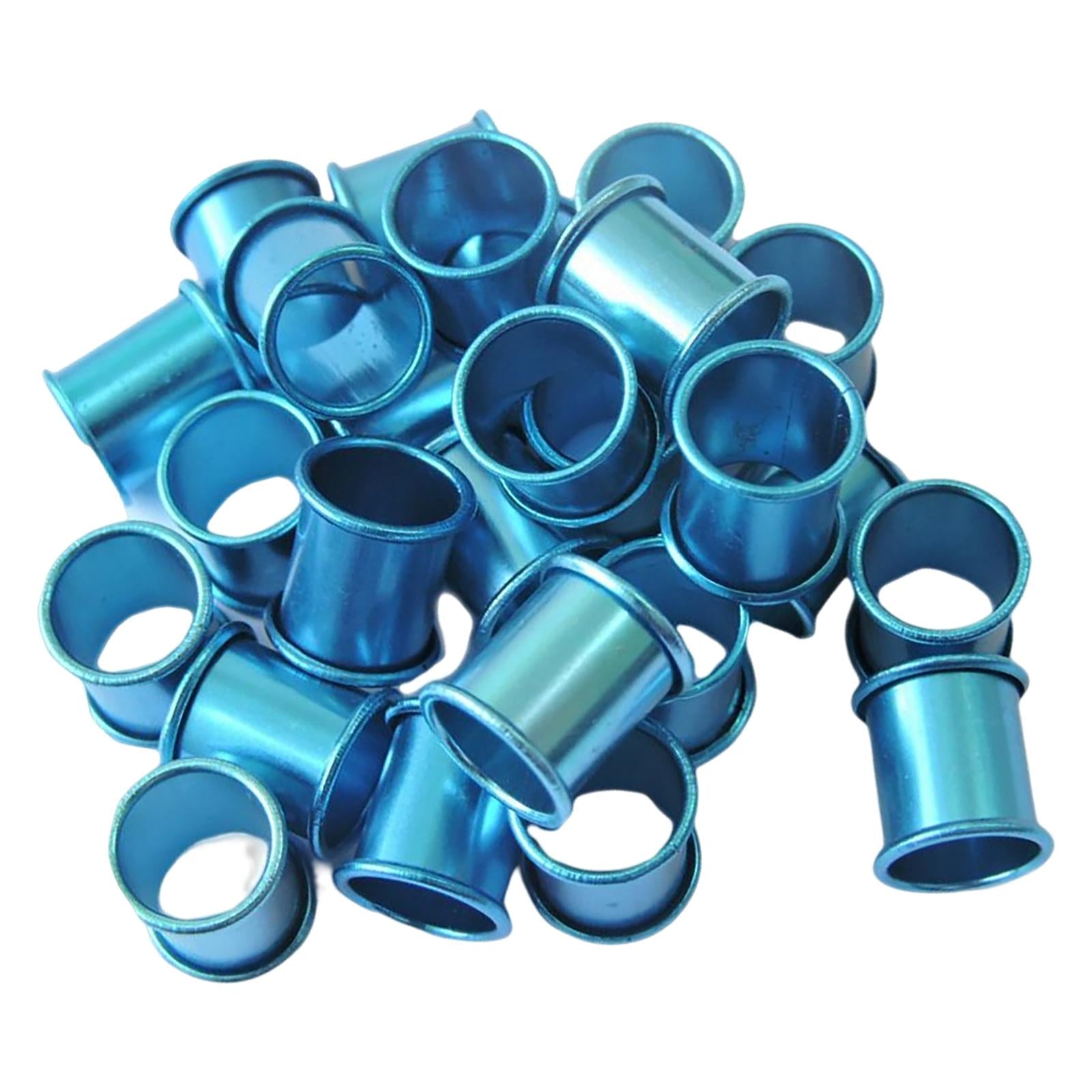 100x Pigeon Foot Rings 8mm Racing Dove Leg Bands for Parrot Quail Blue