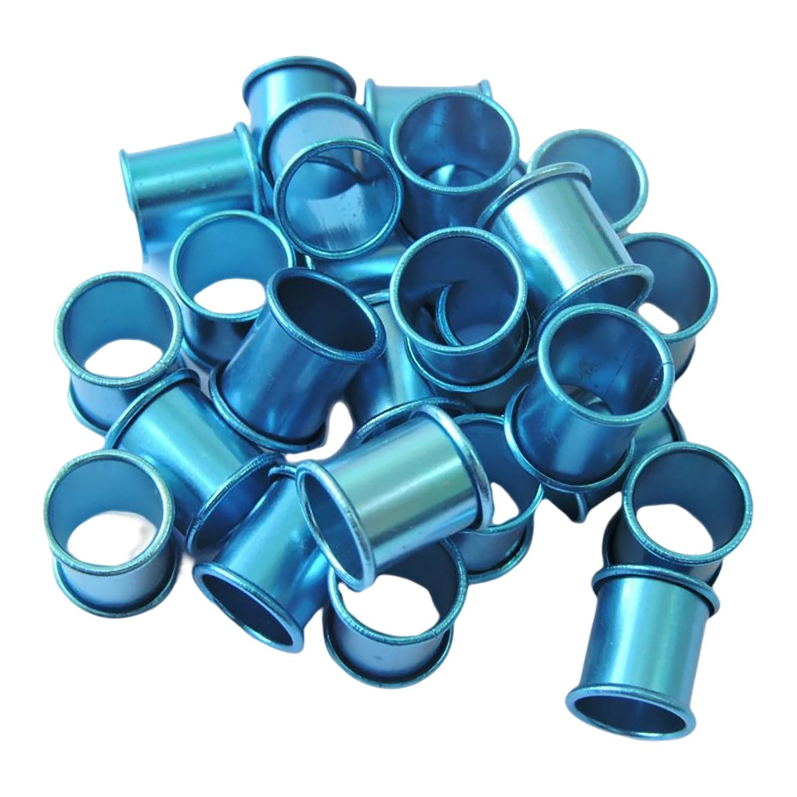 100x Pigeon Foot Rings 8mm Racing Dove Leg Bands for Parrot Quail Blue