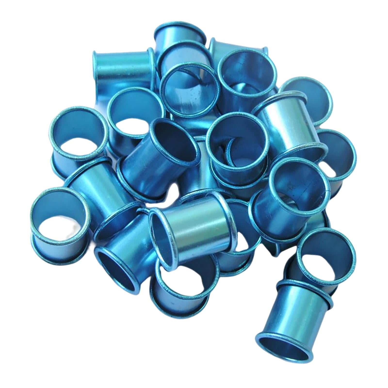 100x Pigeon Foot Rings 8mm Racing Dove Leg Bands for Parrot Quail Blue