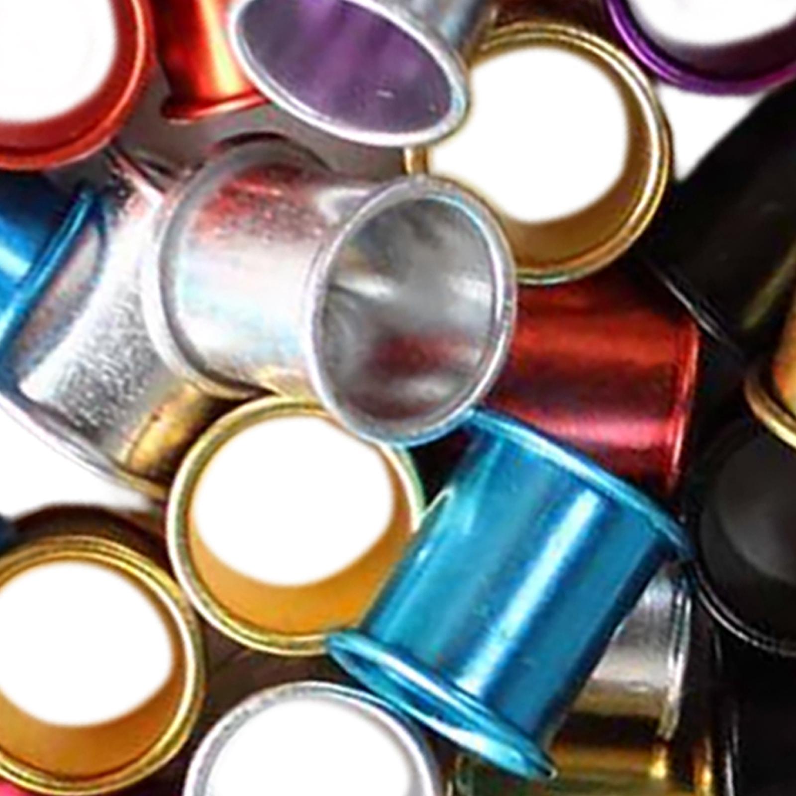 100x Pigeon Foot Rings 8mm Racing Dove Leg Bands for Parrot Quail Multicolor