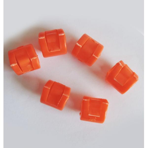 100Pcs Birds Foot Bands Competition Pigeon Clip On Leg Rings Orange