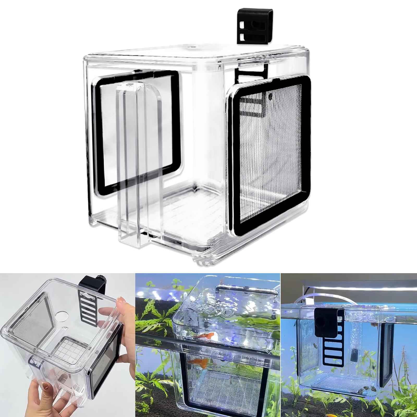 Aquarium Fish Breeding Box Fish Tank Hatching Incubator for Aggressive Fish