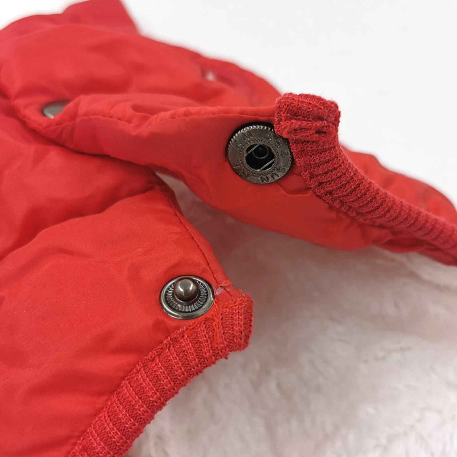 Winter Jacket Coat Cold Weather Comfortable Small Dog Clothes for Puppy Red