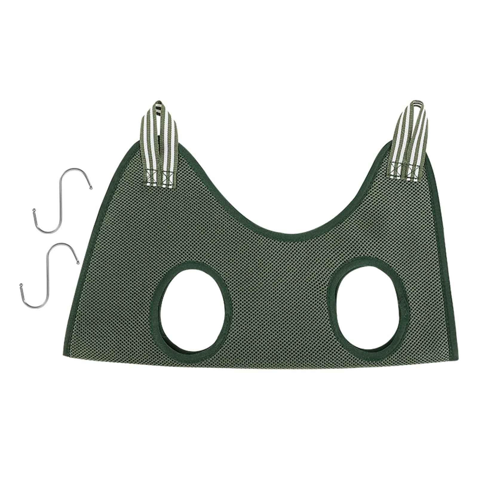 Cat Grooming Hammock Restraint Bag Dog for Bath Nail Clip Trimming Large green