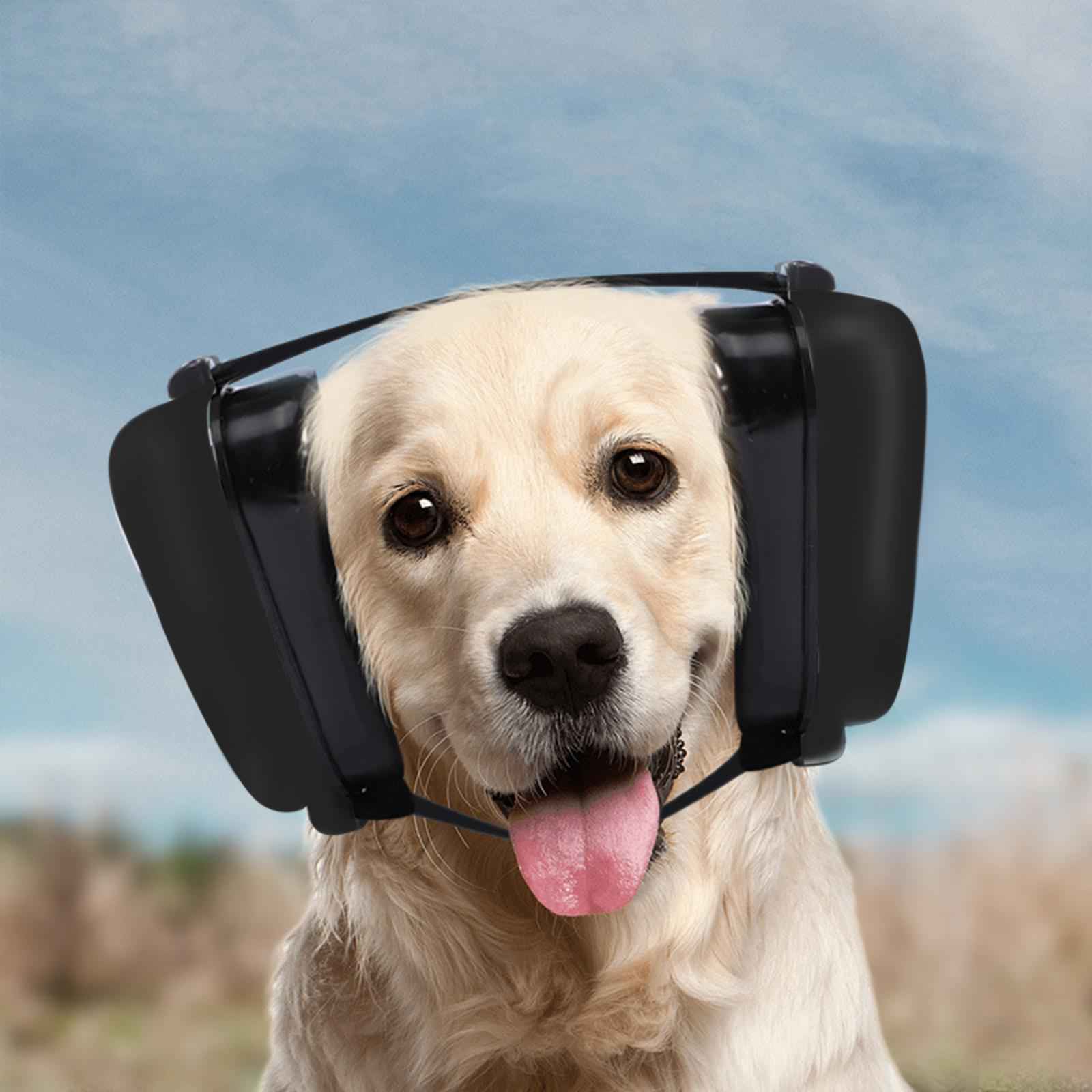 Dog Protective Ear Muffs Hearing Protector for Fireworks Thunder Helicoptter B