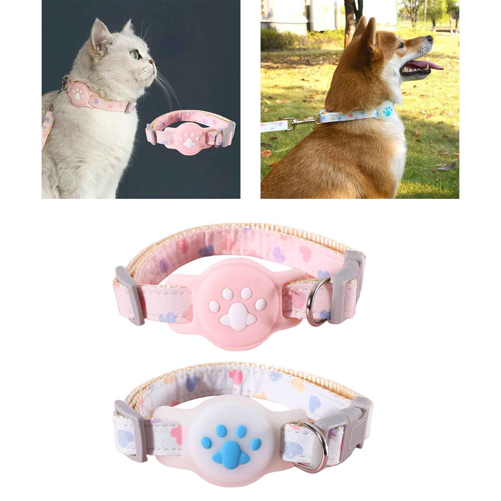 Cat Collar Dog Locator Tracker Protective Holder Dog Tracker Protective Case Pink
