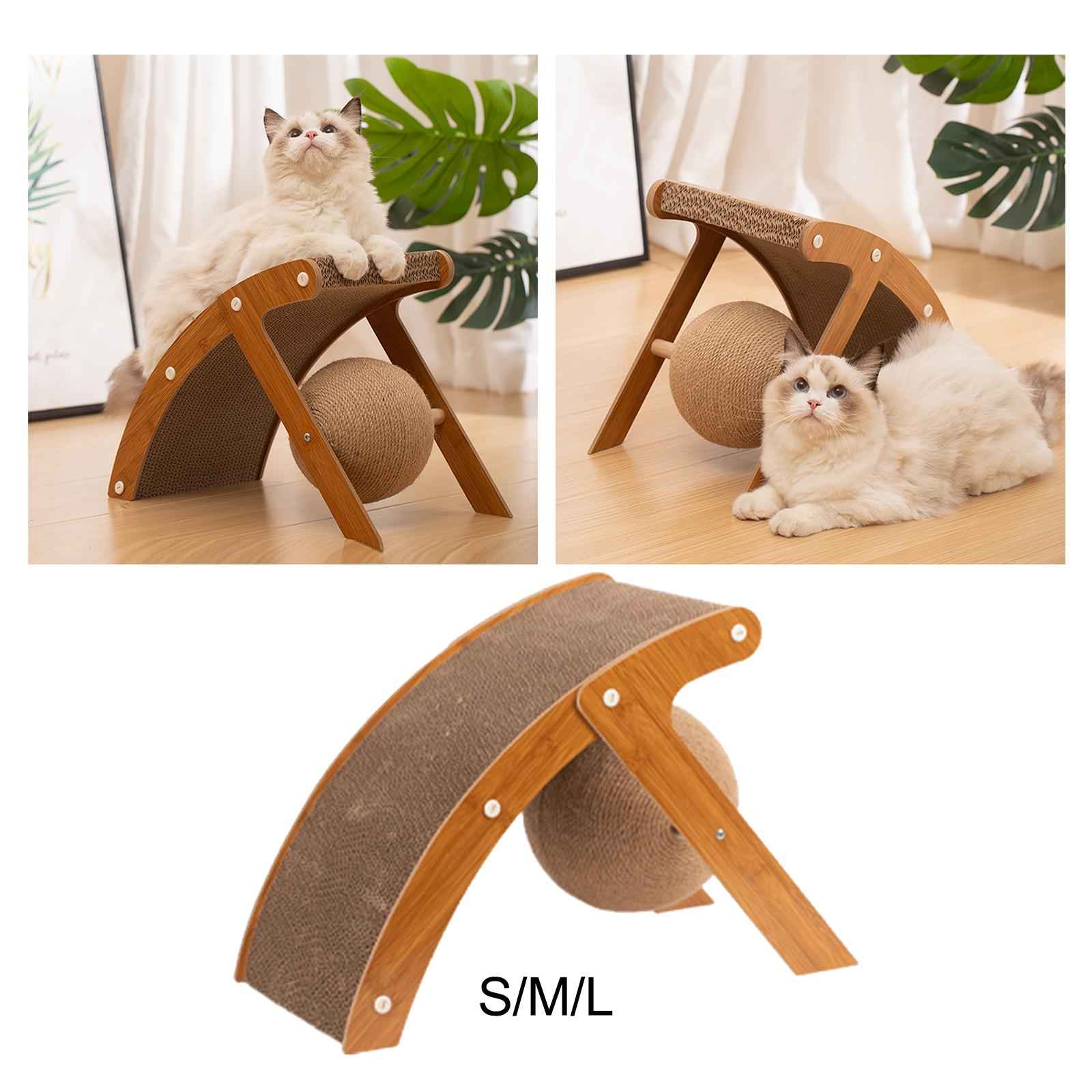 Cat Scratching Board Cat Scratch Ball Cardboard Cat Scratcher for Dogs Puppy S 31cmx16cmx20cm