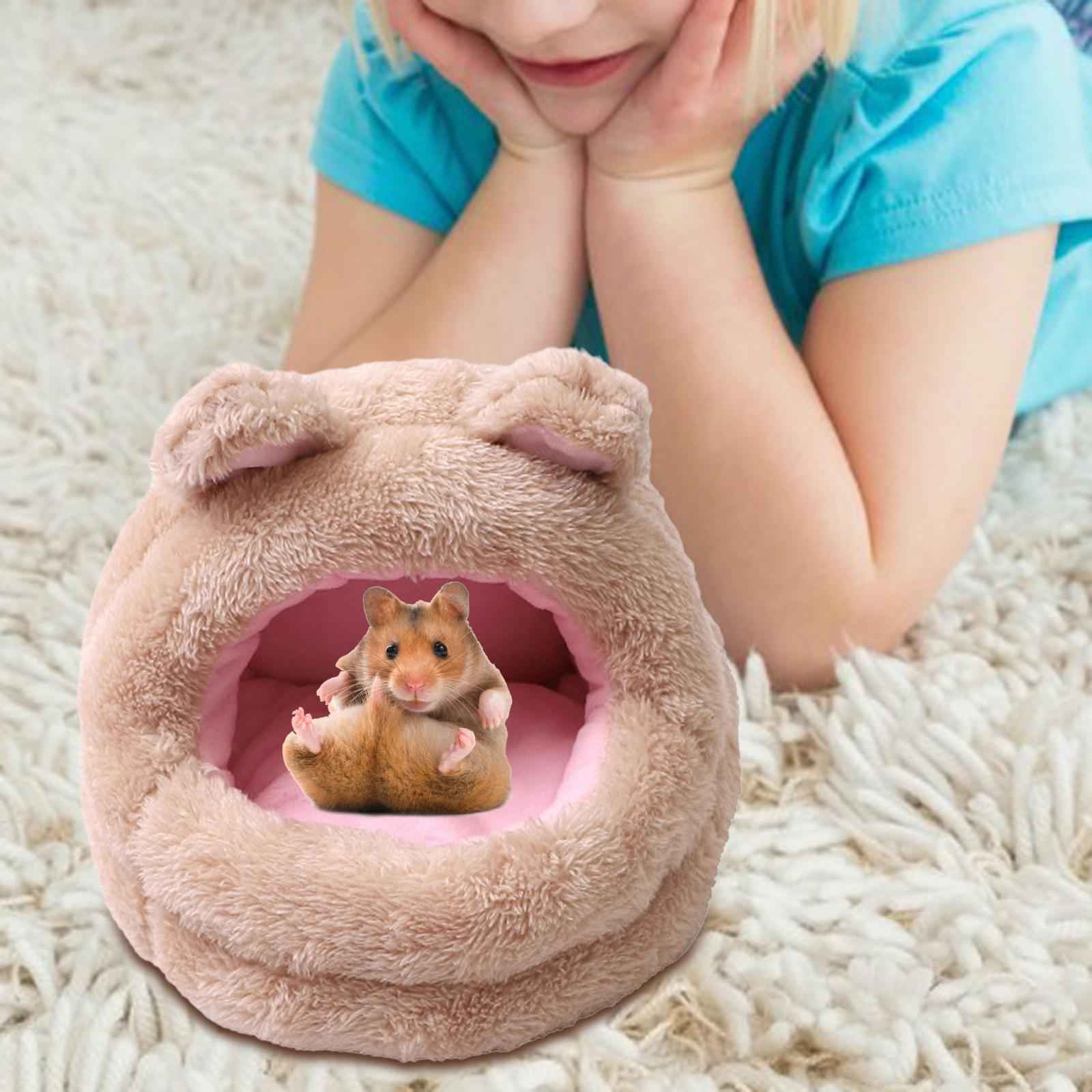 Warm Hamster House Small Animals Bedding House for Small Pets Bunny Hedgehog Small Bear