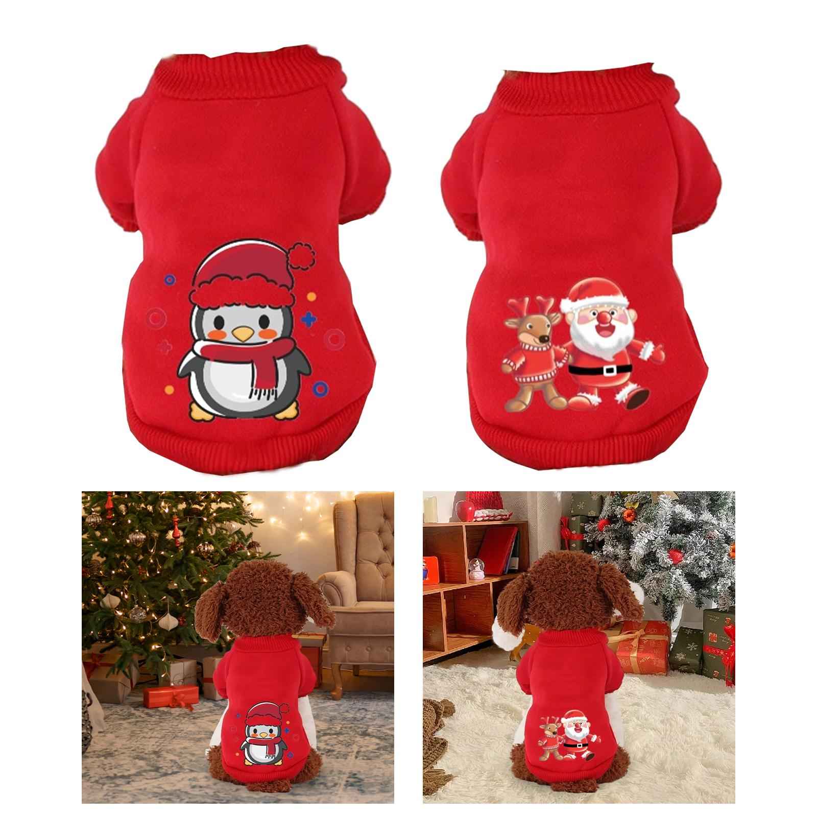 Christmas Puppy Dog Hoodie Puppy Dogs Sweatshirt Winter Autumn Puppy Outfits XXL