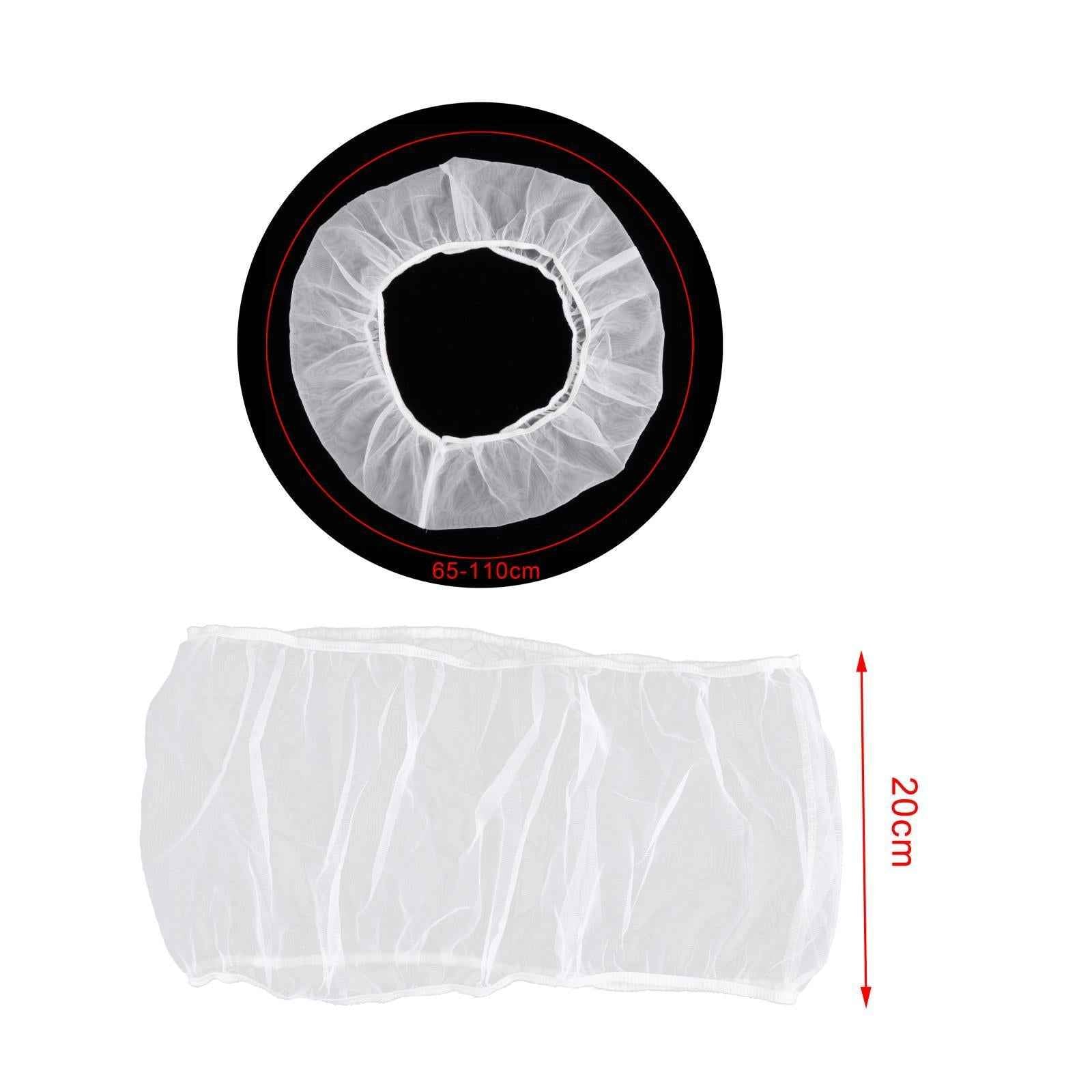 Universal Bird Cage Mesh Cover Parrot Cage Skirt for Parakeet Cockatoo Macaw S