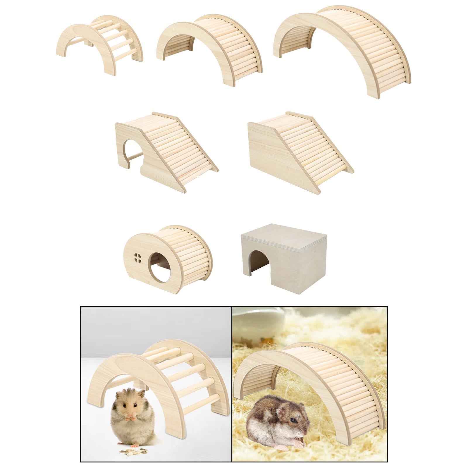 Small Pet Castle Home Cage Accessories for Hamster Guinea Pig Chinchilla Rat Arches S