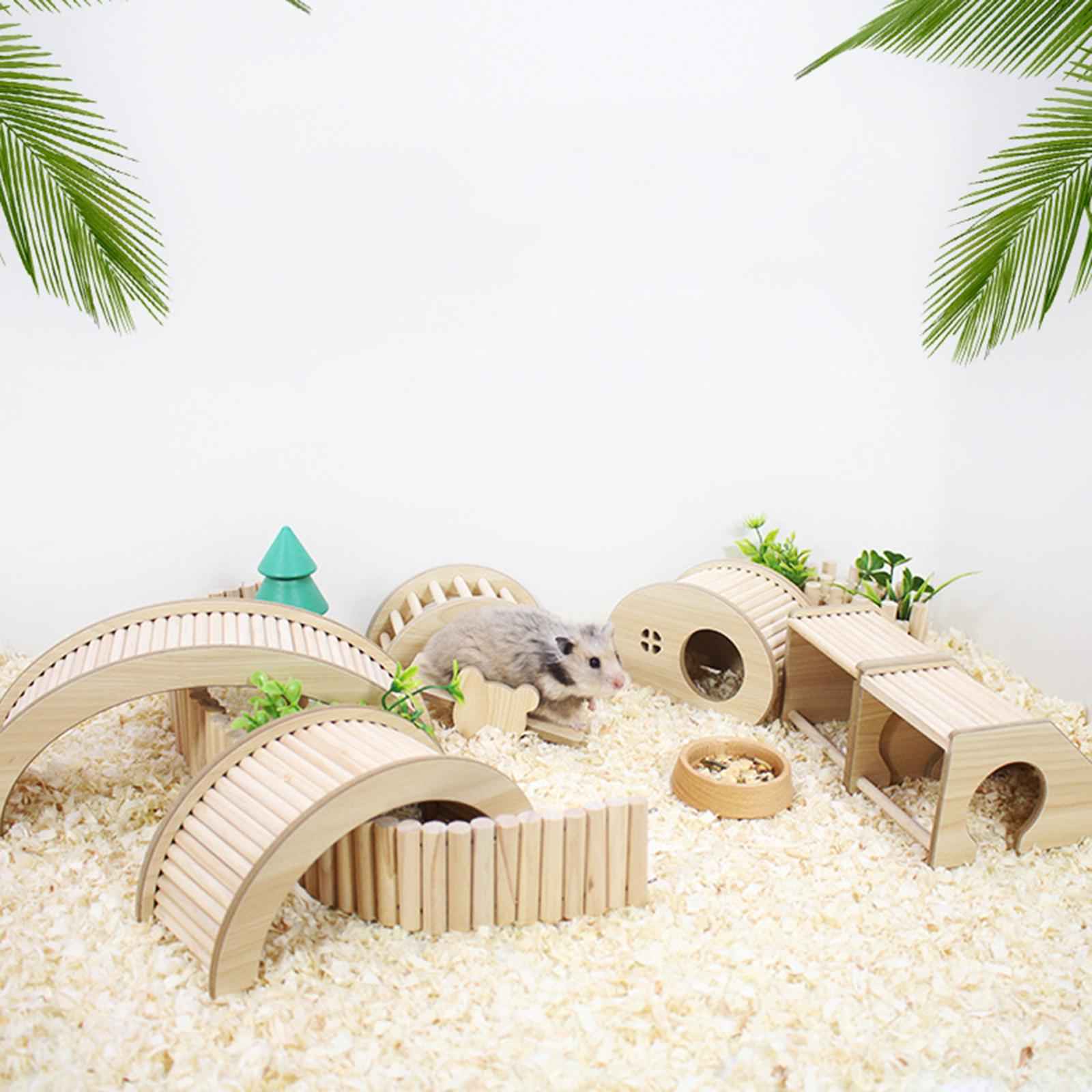 Small Pet Castle Home Cage Accessories for Hamster Guinea Pig Chinchilla Rat Arches S