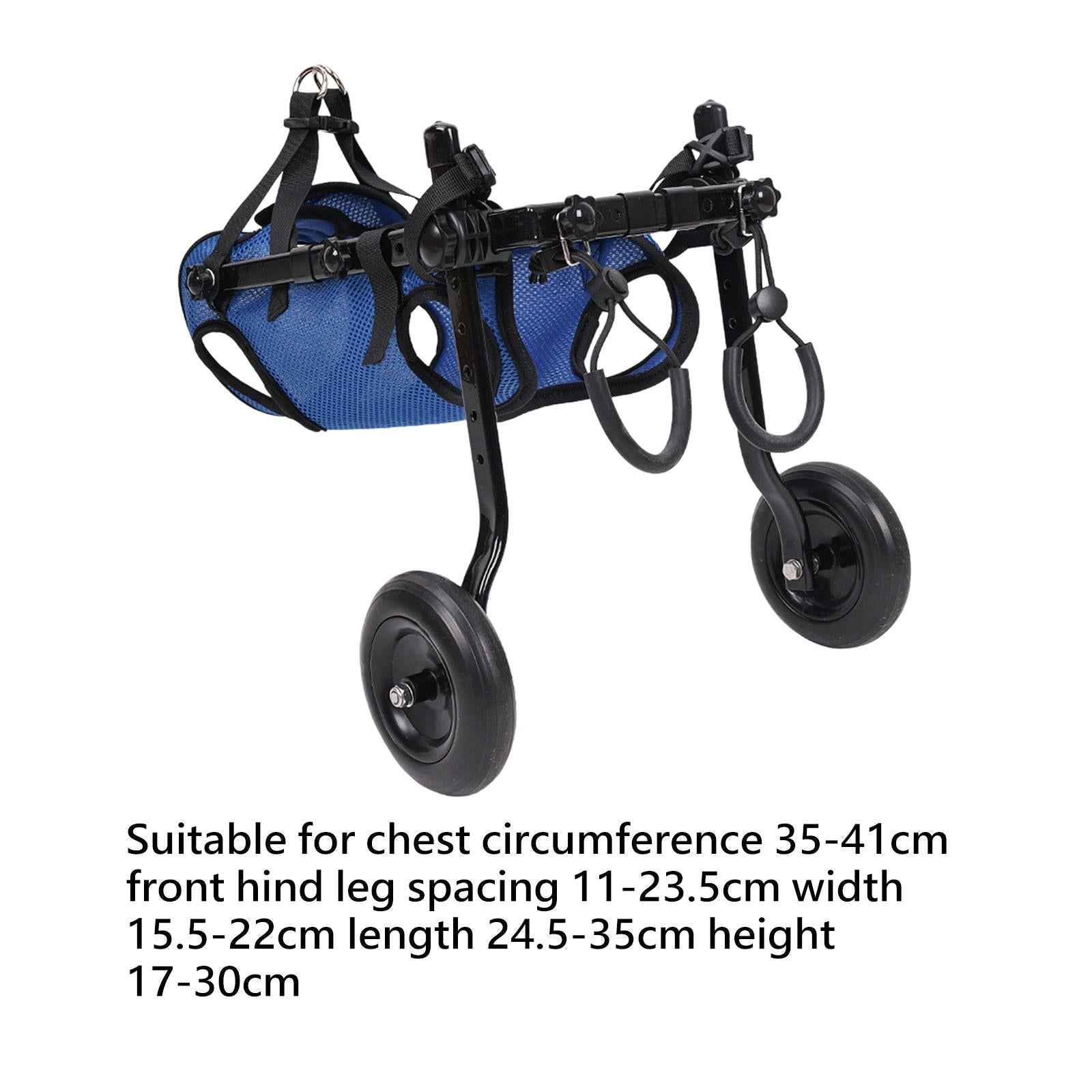 Dog Wheelchair for Back Legs for Disabled Dog Pets Leg Brace and Hip Support XS