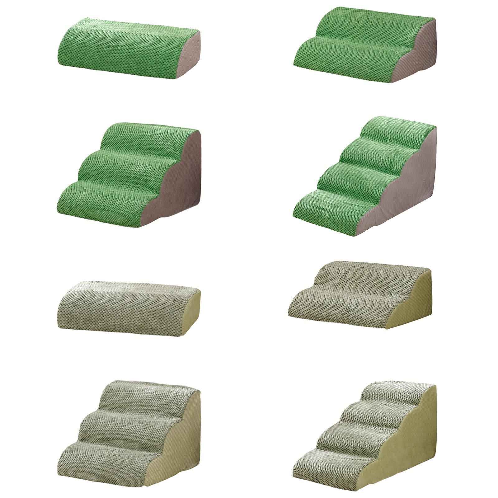 Dog Ramps Steps Lightweight Pet Steps Indoor for Small Pets Puppy Older Dogs 1 Step Green