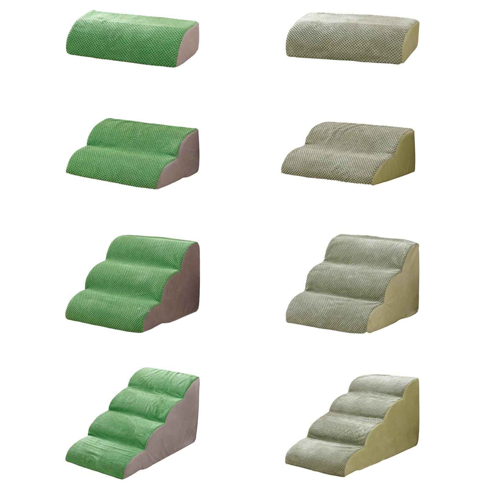 Dog Ramps Steps Lightweight Pet Steps Indoor for Small Pets Puppy Older Dogs 1 Step Green