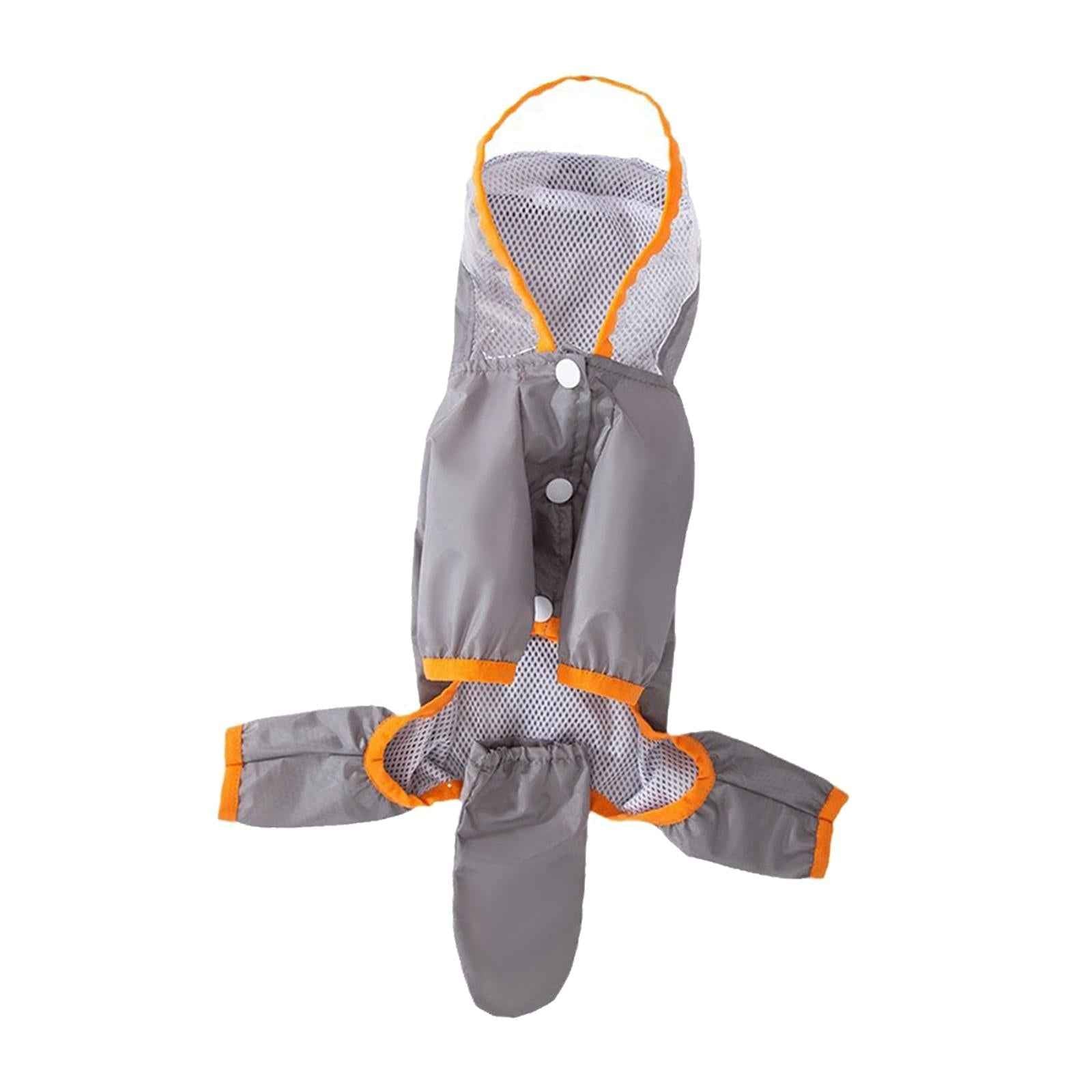 Dogs Raincoat with Hood Full Body Dog Rain Jacket for Walking Outdoor Hiking M