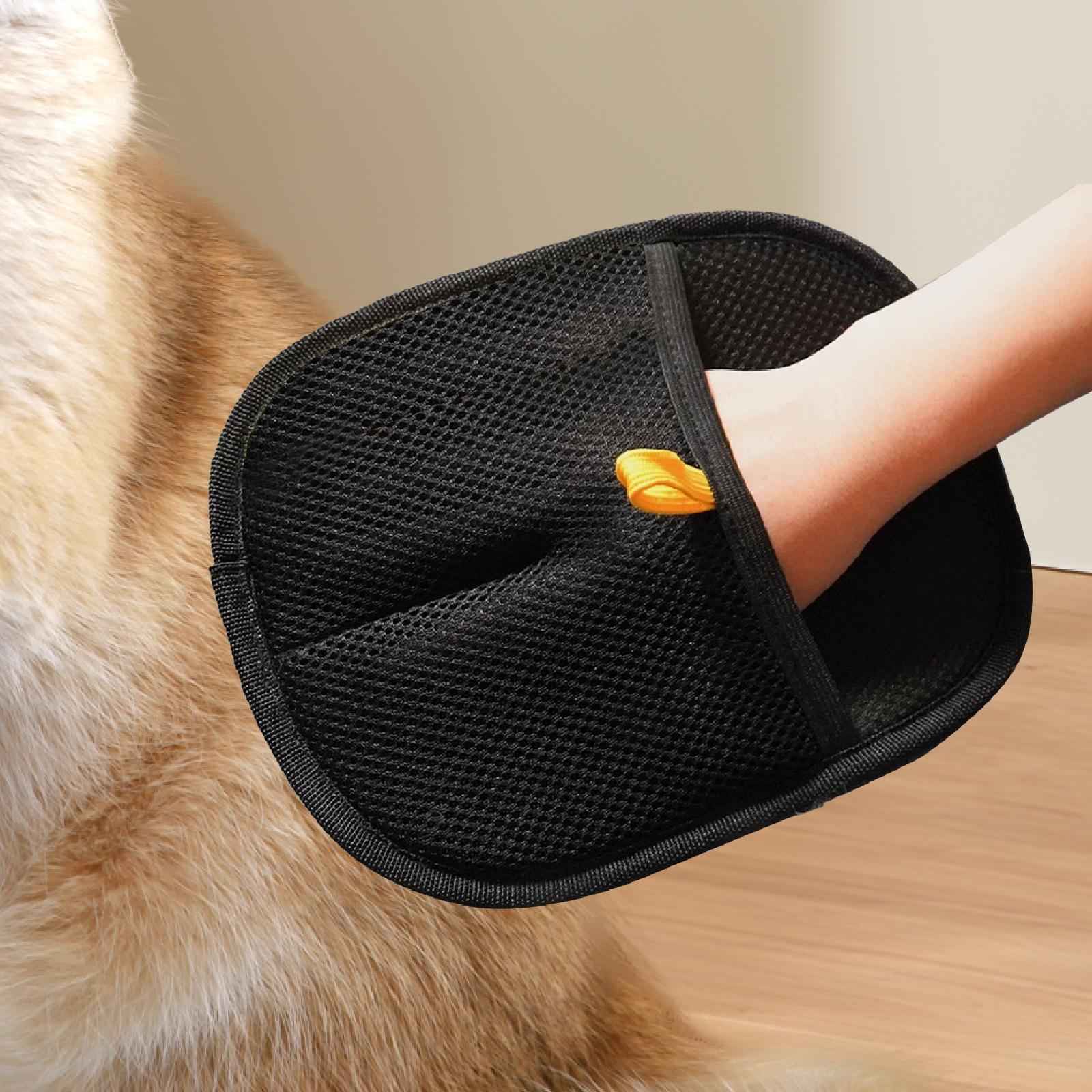Pet Hair Remover Glove Soft Pet Bathing Gloves for Car Detailing Puppy Couch