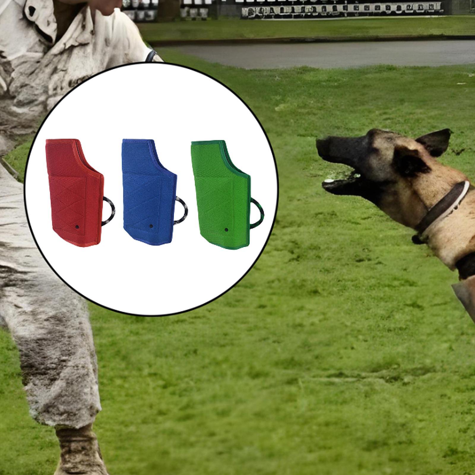 Dog Training Sleeve Puppy Biting Protection Gear for Training Playing Biting Red