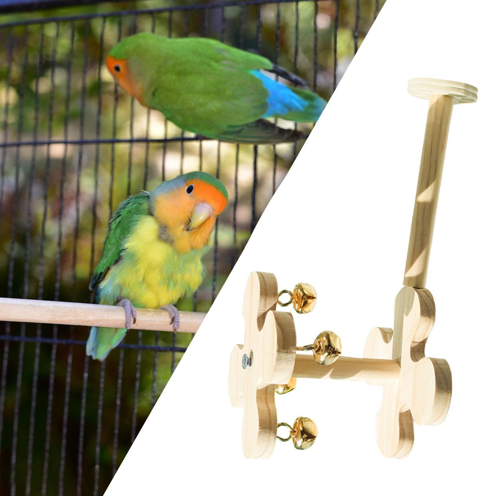 Bird Perch Toy Physical Exercise Parrot Stand for Finches Lovebirds Parakeet