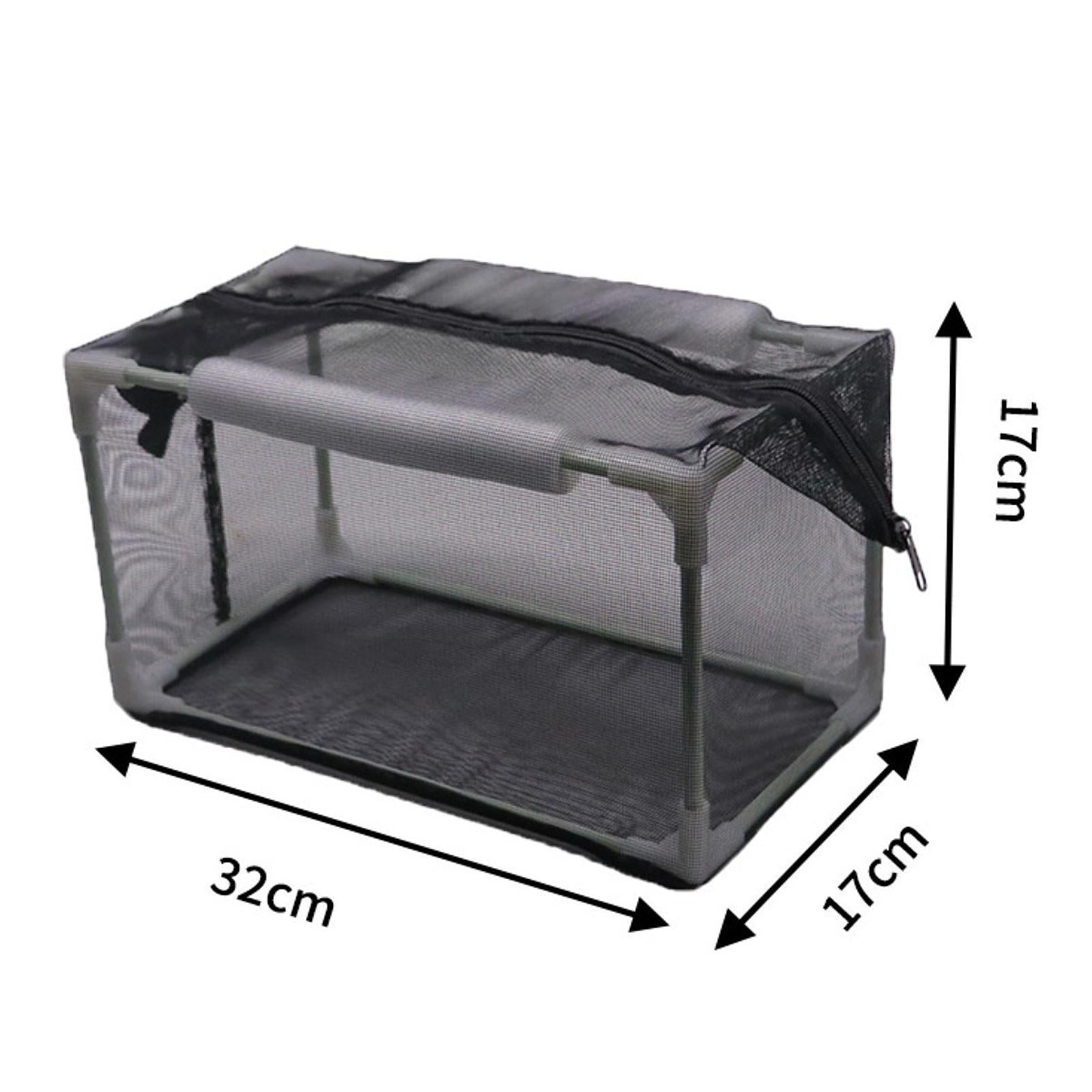 Aquarium Separation Net Breeding Box for Fish Spawn Hatchery 32x17x17cm