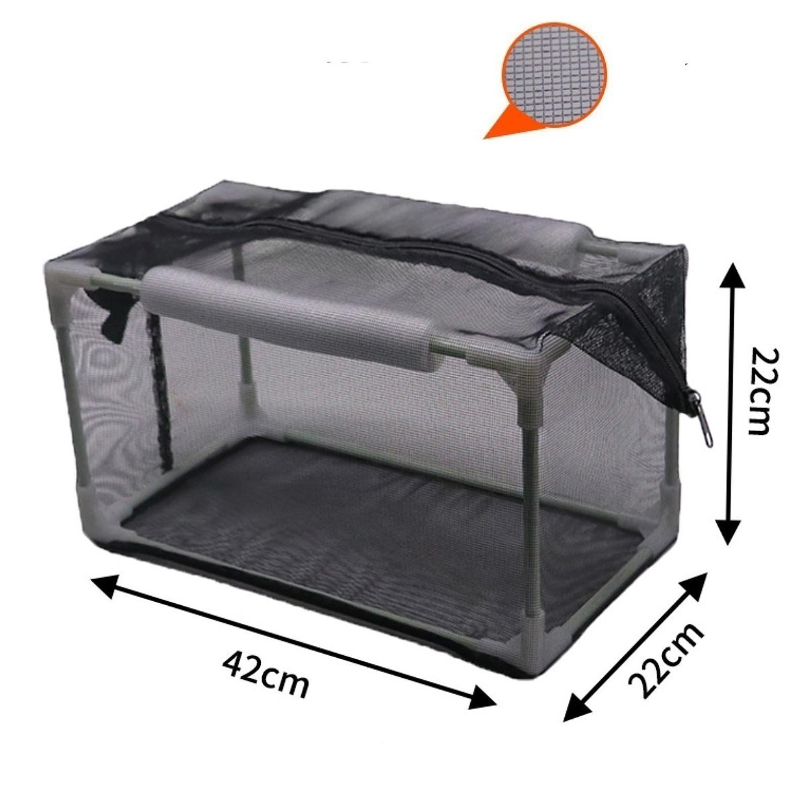 Aquarium Separation Net Breeding Box for Fish Spawn Hatchery 42x22x22cm