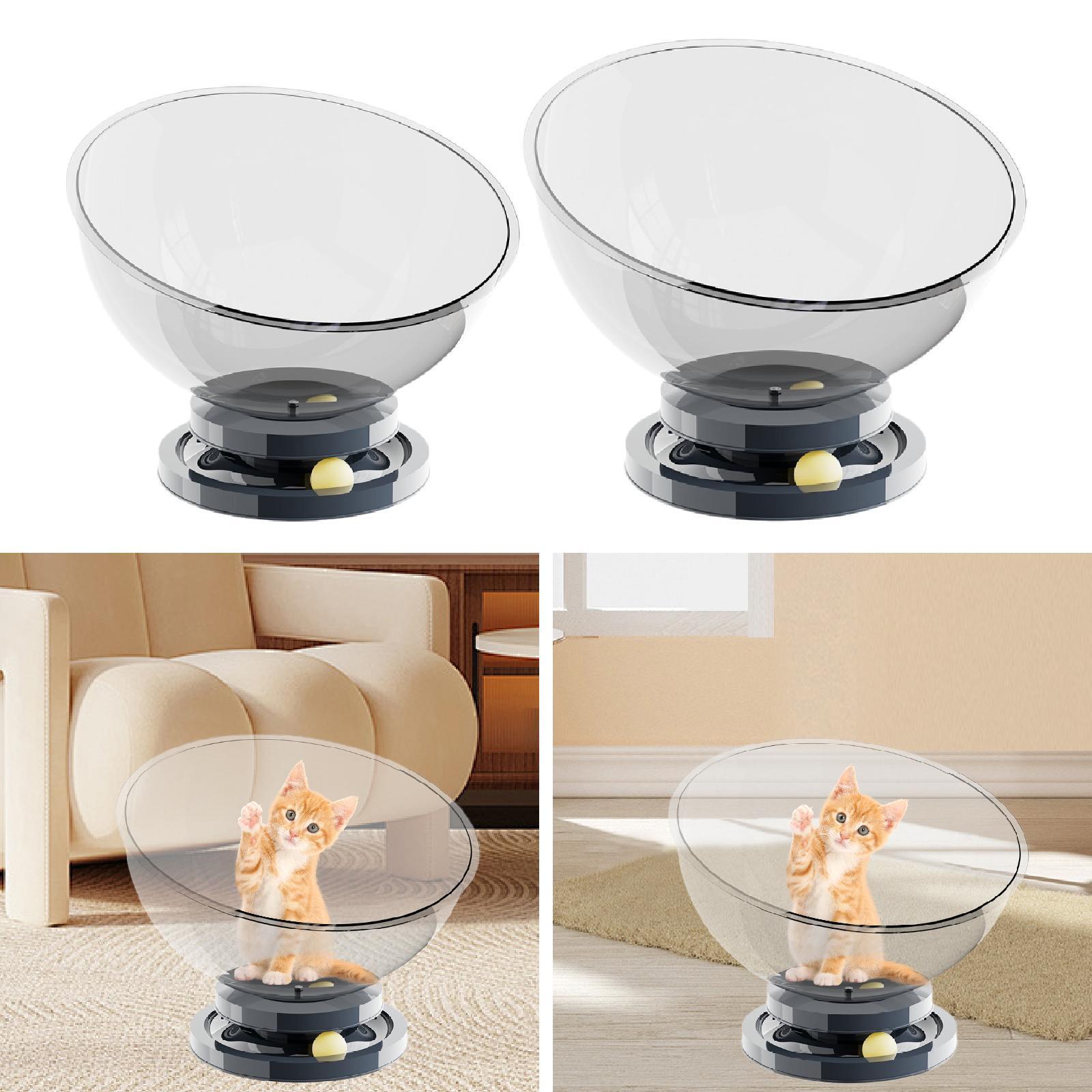 Cat Bed Space Capsule Cat Furniture for Puppy and Cat Cat House Cat Cave Bed Capsule Dia 32cm