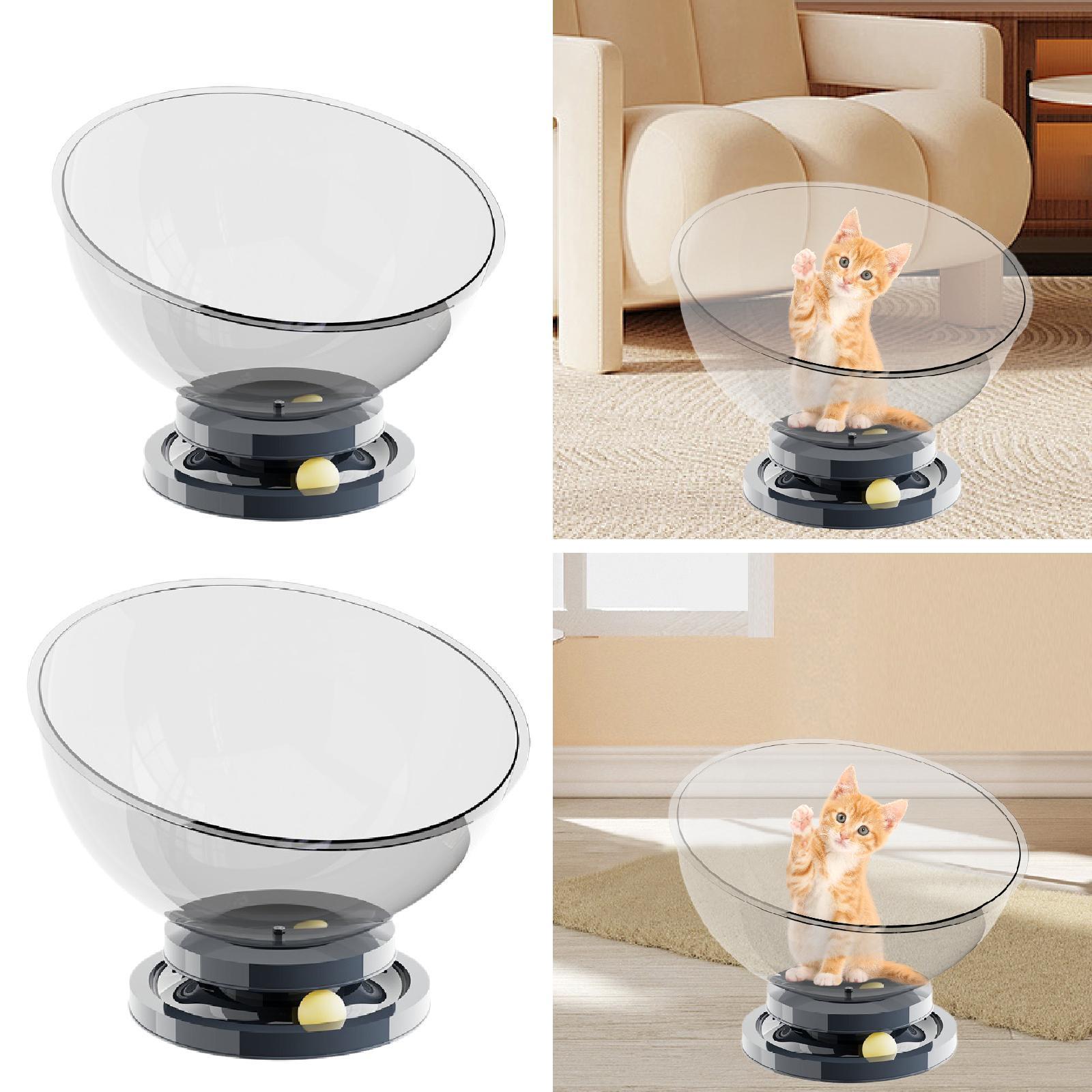 Cat Bed Space Capsule Cat Furniture for Puppy and Cat Cat House Cat Cave Bed Capsule Dia 32cm