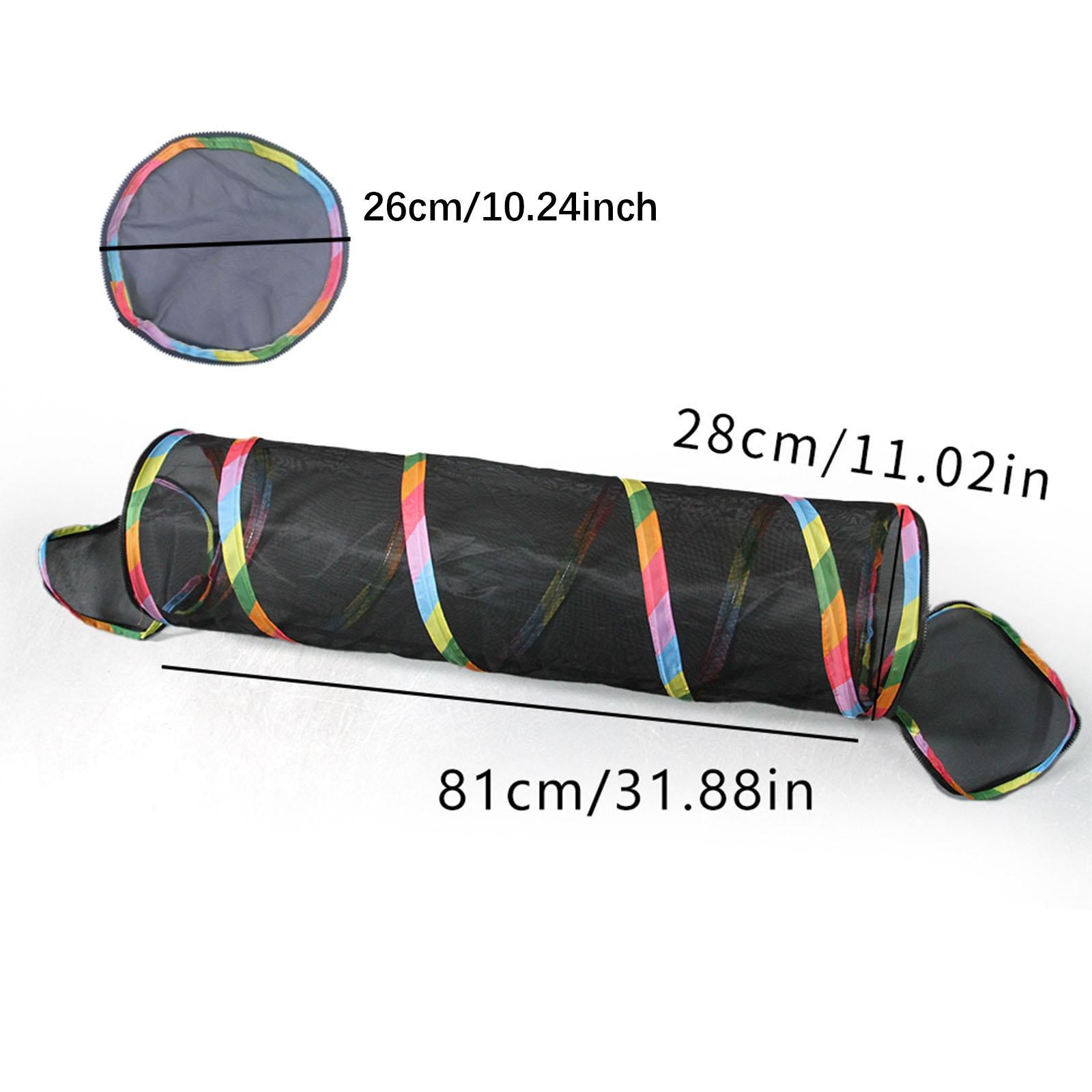 Cat Tunnel Outdoor Mesh for Hiking, Traveling, and Sunbathing Indoor Outdoor Style B