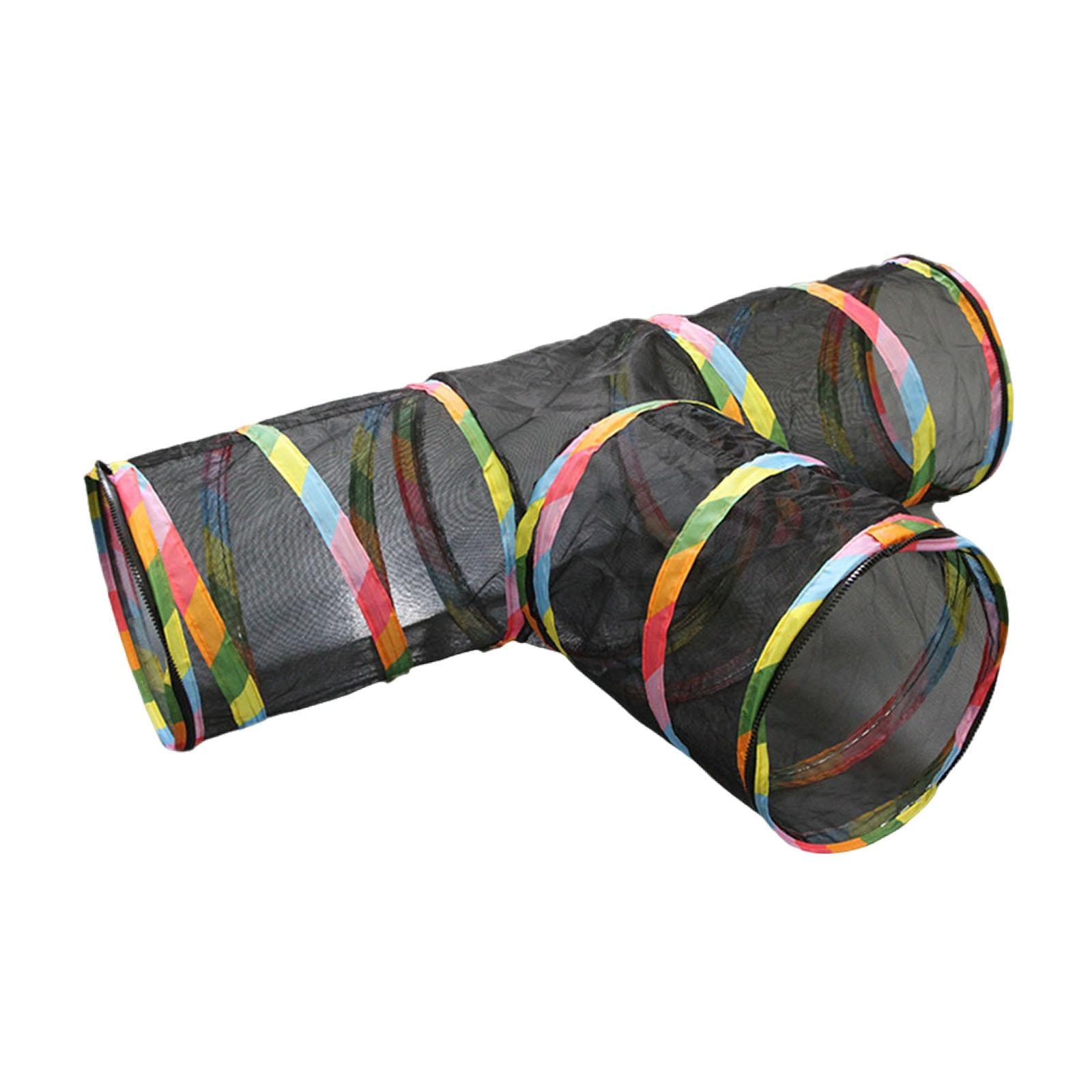 Cat Tunnel Outdoor Mesh for Hiking, Traveling, and Sunbathing Indoor Outdoor Style C