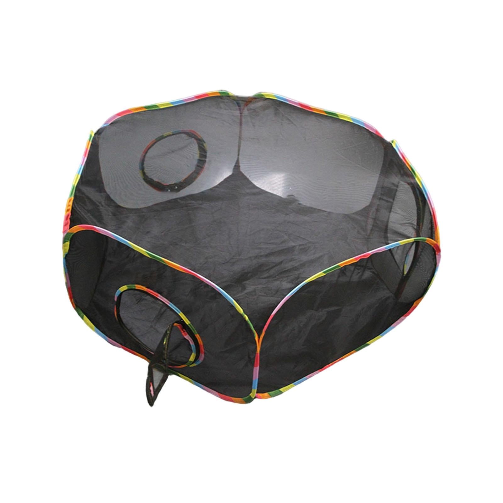Cat Tunnel Outdoor Mesh for Hiking, Traveling, and Sunbathing Indoor Outdoor Style D
