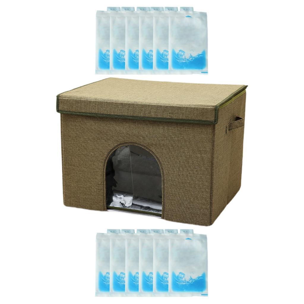 Cooling Cat House Villa Pet Shelter for Indoor Cat Small Animal Pet Supplies