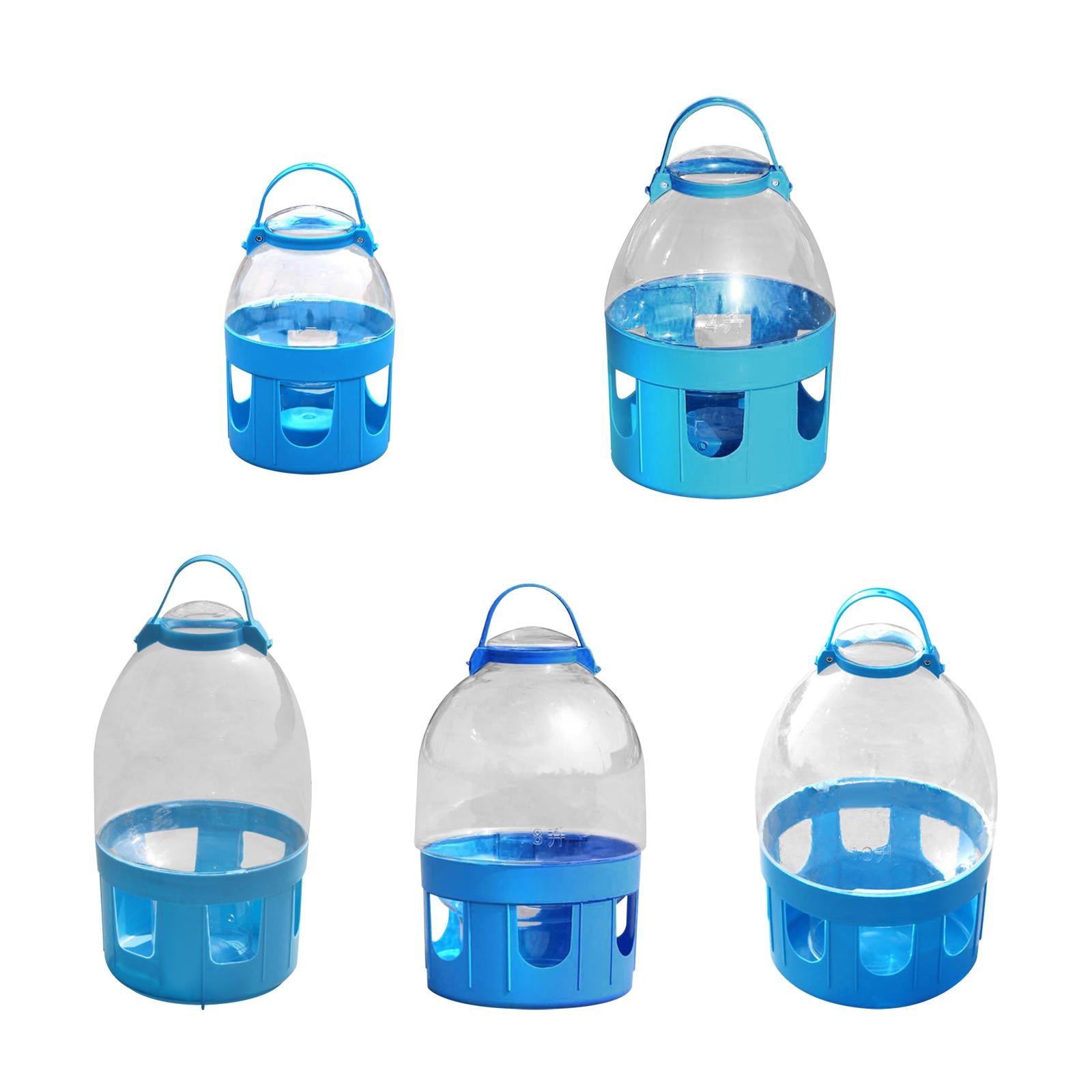 Bird Cage Feeder Easy to Clean Water Dispenser for Peacock Pigeon Cockatiels 2L
