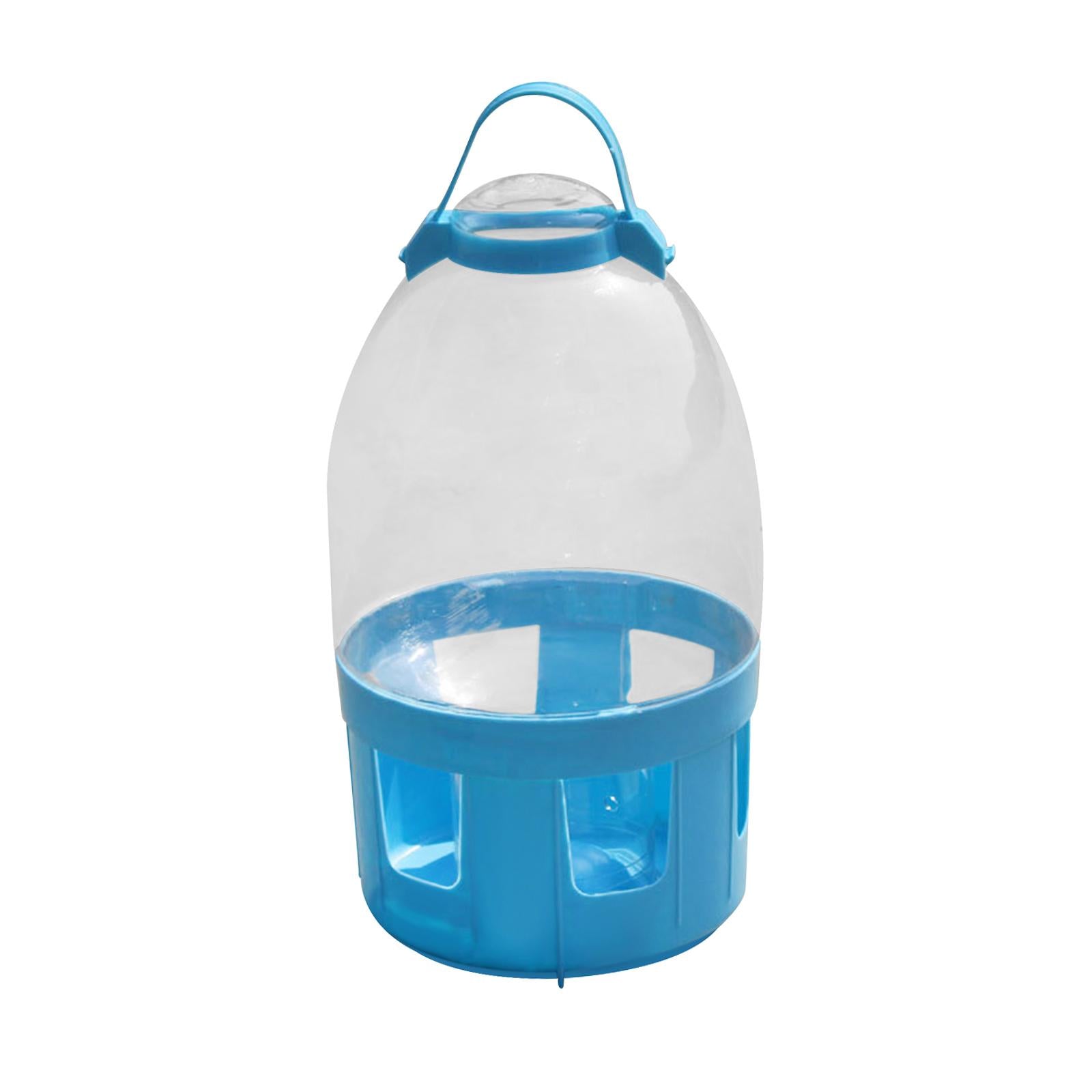 Bird Cage Feeder Easy to Clean Water Dispenser for Peacock Pigeon Cockatiels 6L