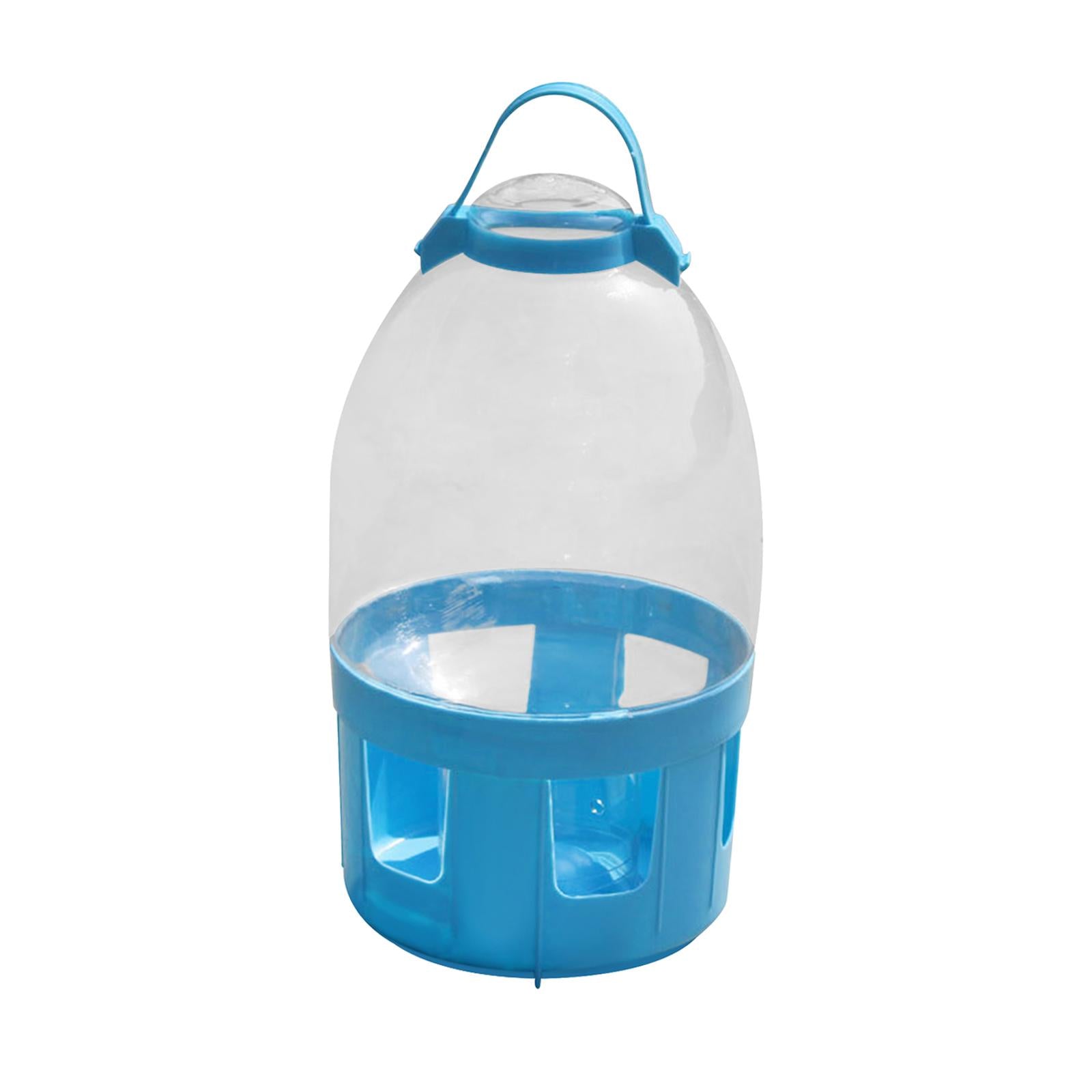 Bird Cage Feeder Easy to Clean Water Dispenser for Peacock Pigeon Cockatiels 6L