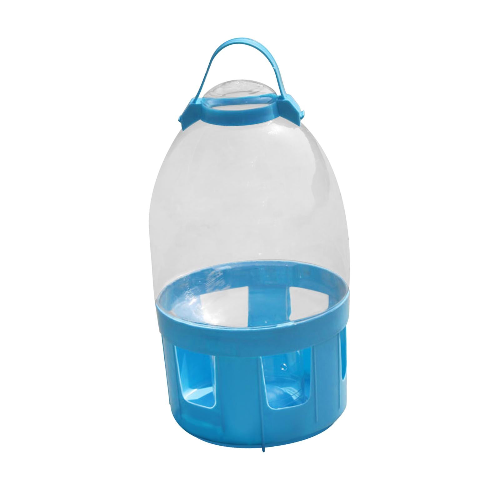 Bird Cage Feeder Easy to Clean Water Dispenser for Peacock Pigeon Cockatiels 6L