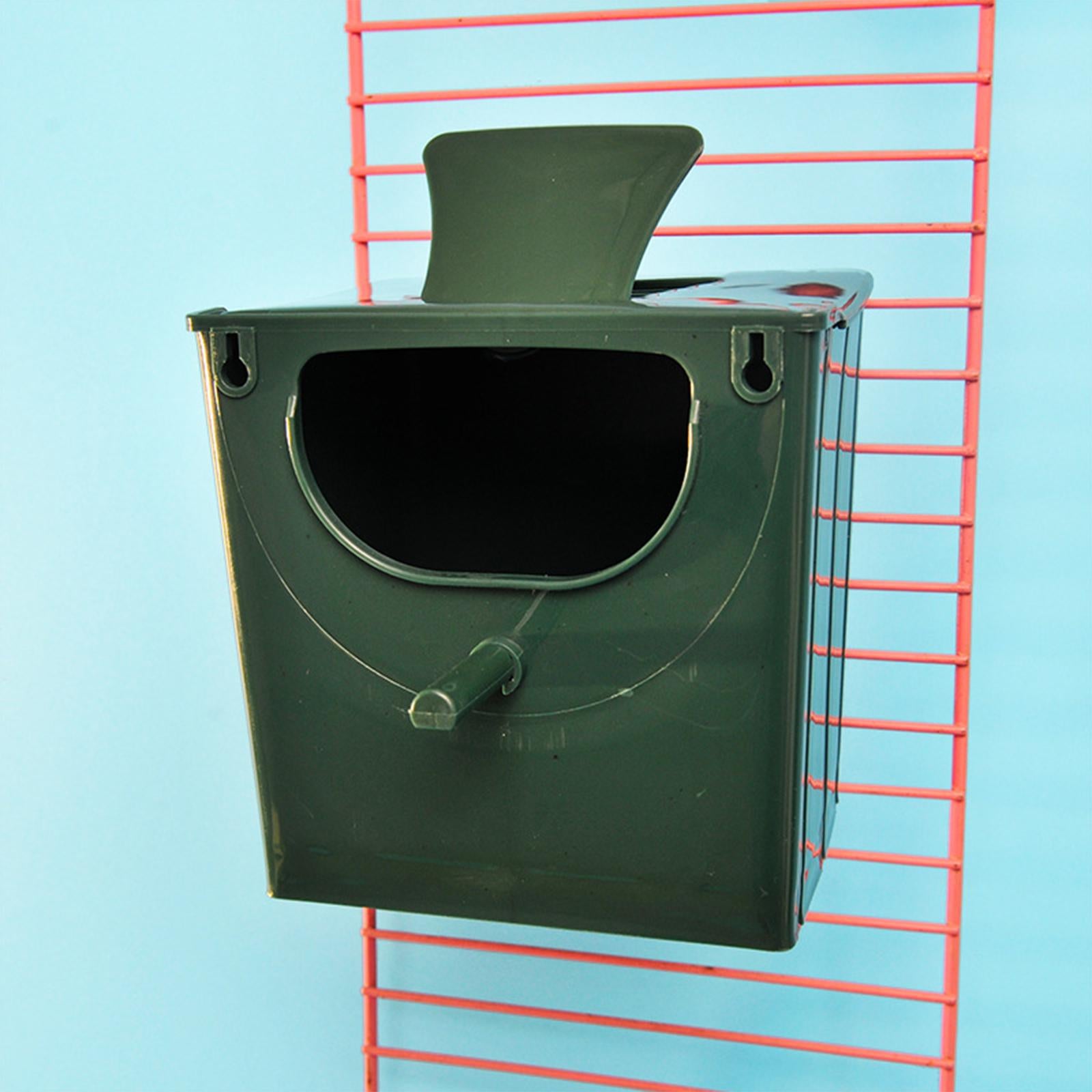 Bird Breeding Box Stable Cage Accessories for Conures Canary Finch Lovebirds Green