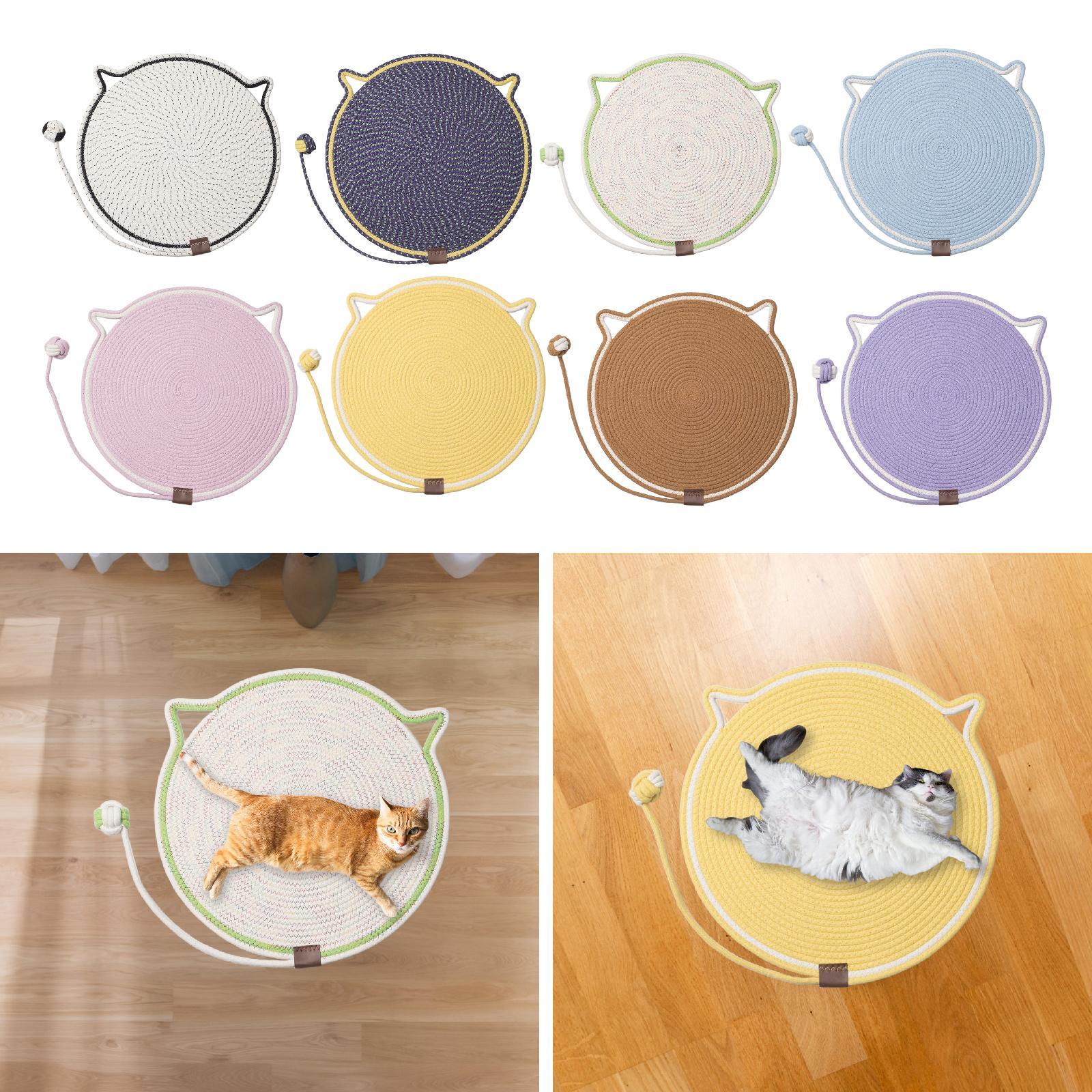 Cat Scratching Pad Sofa Furniture Protector Kitty Claw Toy Cat Scratcher Mat White