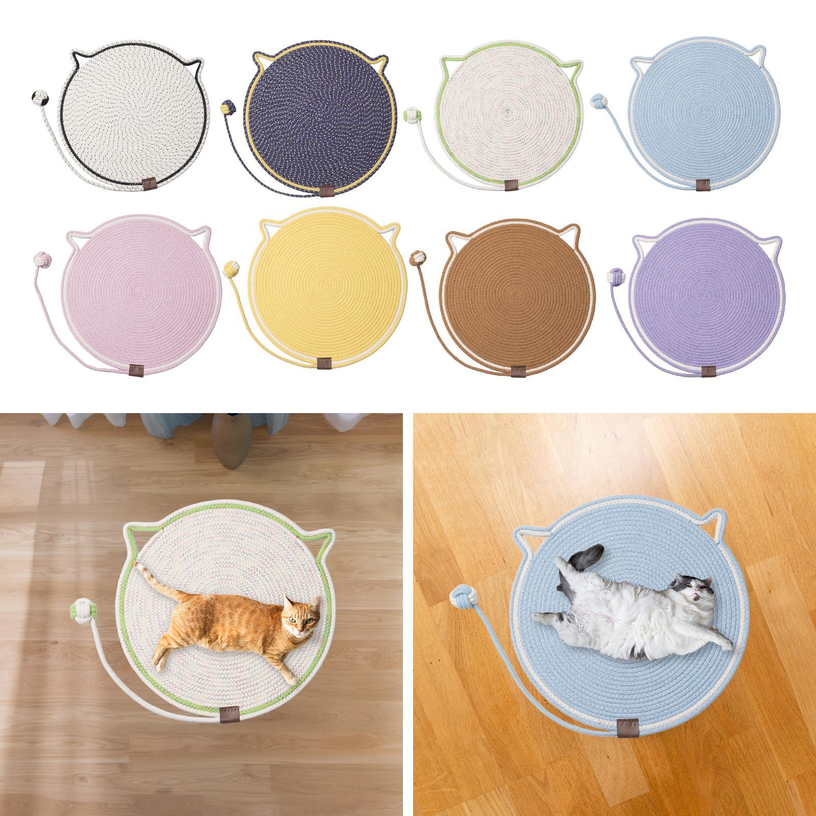 Cat Scratching Pad Sofa Furniture Protector Kitty Claw Toy Cat Scratcher Mat White