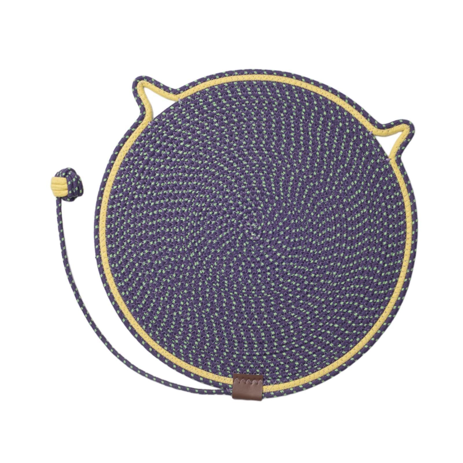 Cat Scratching Pad Sofa Furniture Protector Kitty Claw Toy Cat Scratcher Mat Dark Blue