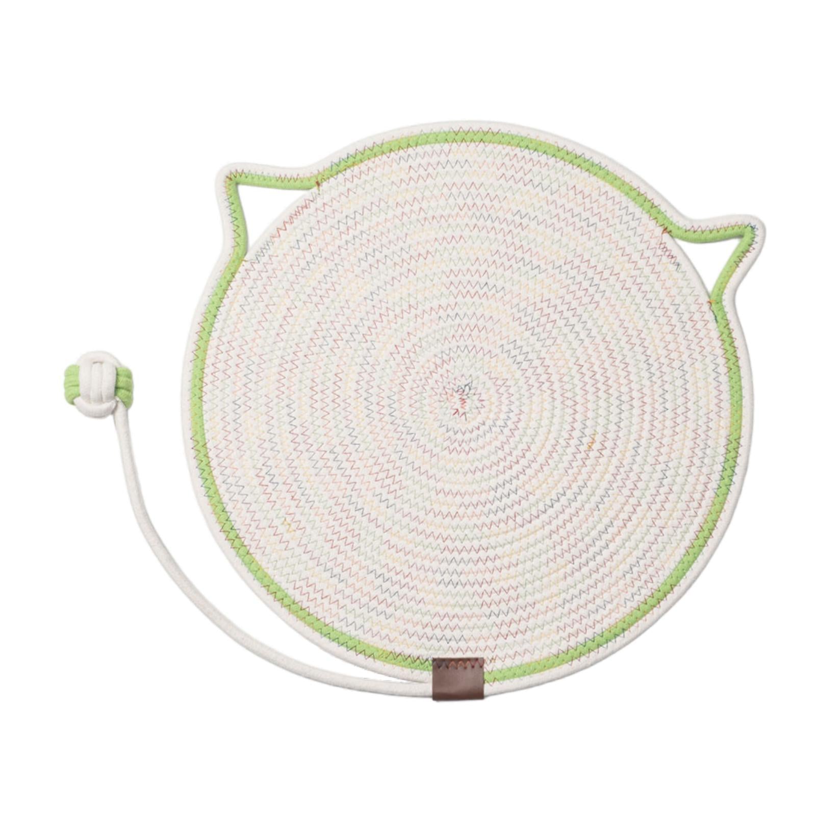 Cat Scratching Pad Sofa Furniture Protector Kitty Claw Toy Cat Scratcher Mat Green Edge