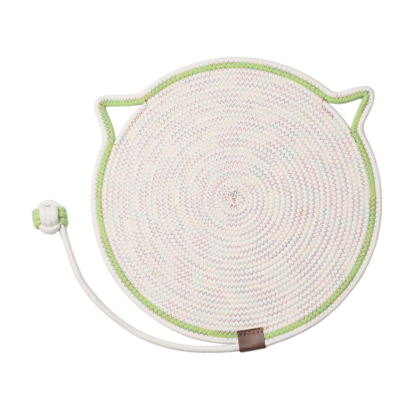 Cat Scratching Pad Sofa Furniture Protector Kitty Claw Toy Cat Scratcher Mat Green Edge