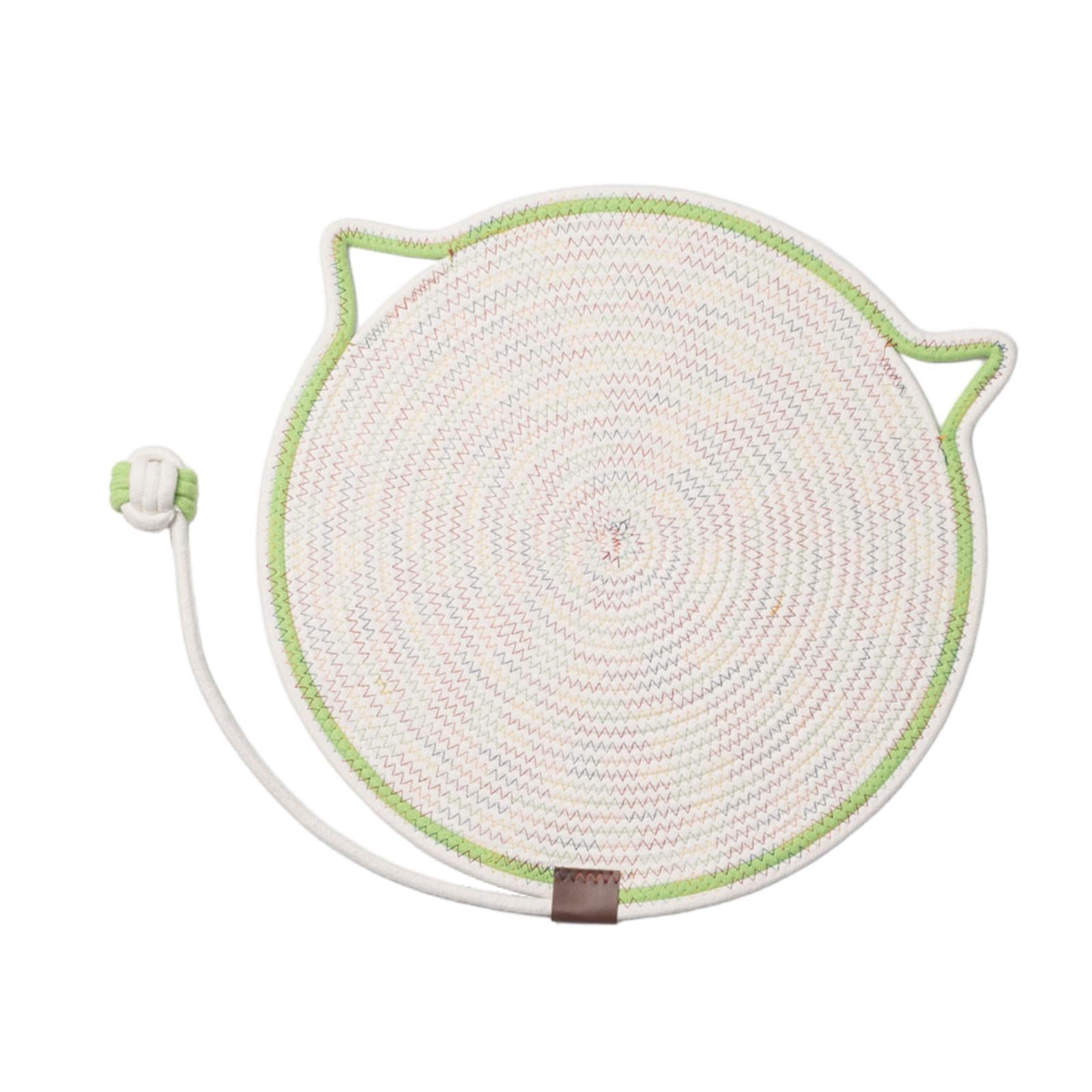 Cat Scratching Pad Sofa Furniture Protector Kitty Claw Toy Cat Scratcher Mat Green Edge