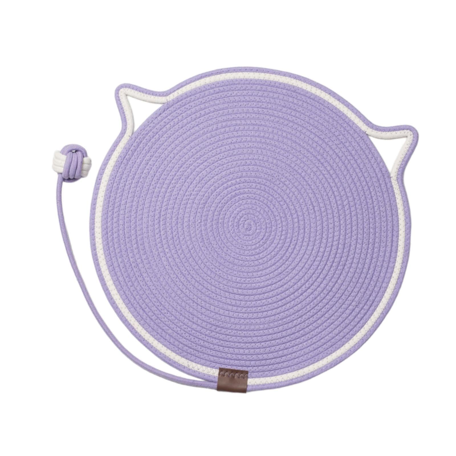 Cat Scratching Pad Sofa Furniture Protector Kitty Claw Toy Cat Scratcher Mat Purple